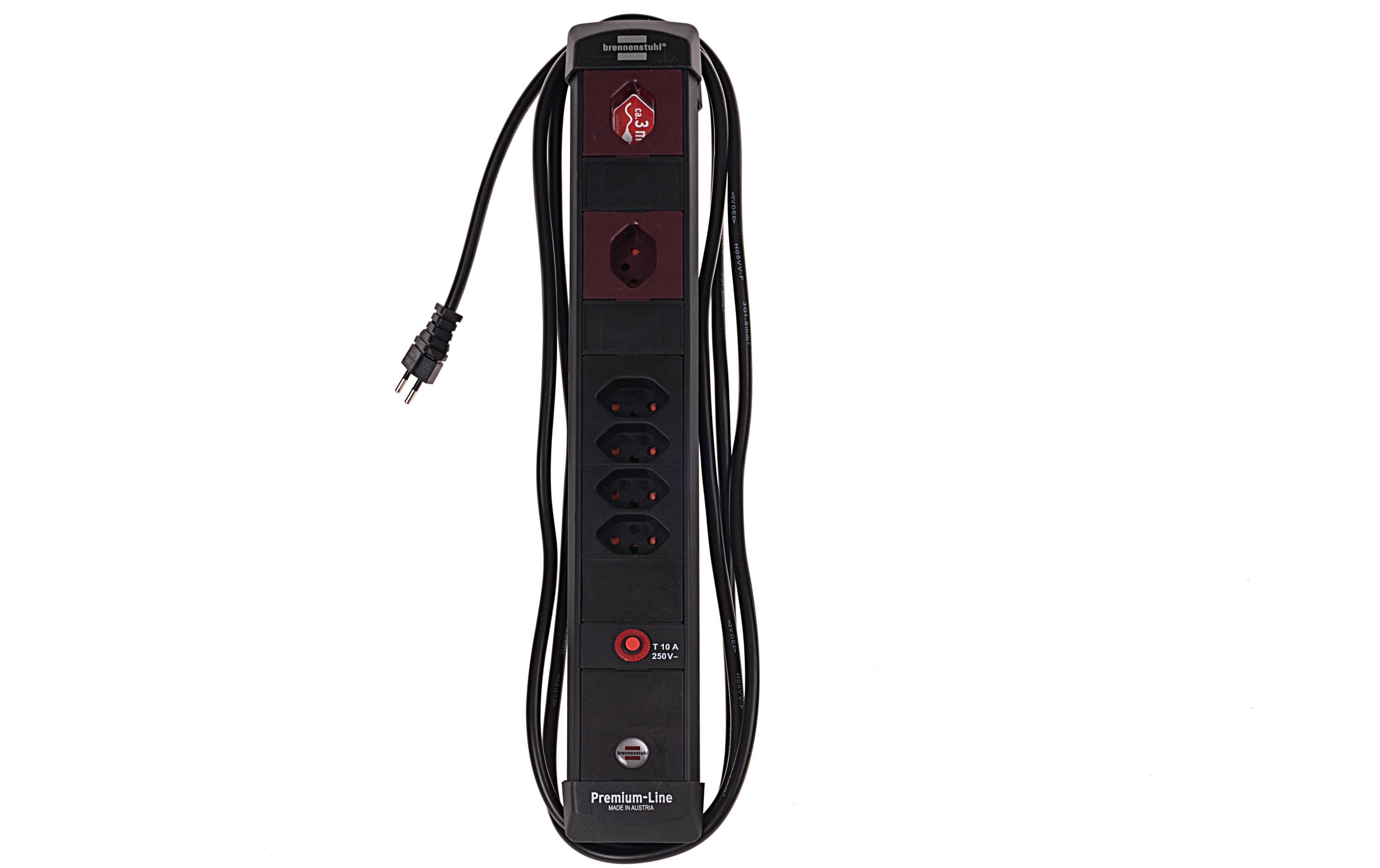 Brennenstuhl Steckdosenleiste Premium-Line 6x T13 – Steckerleiste von Brennenstuhl