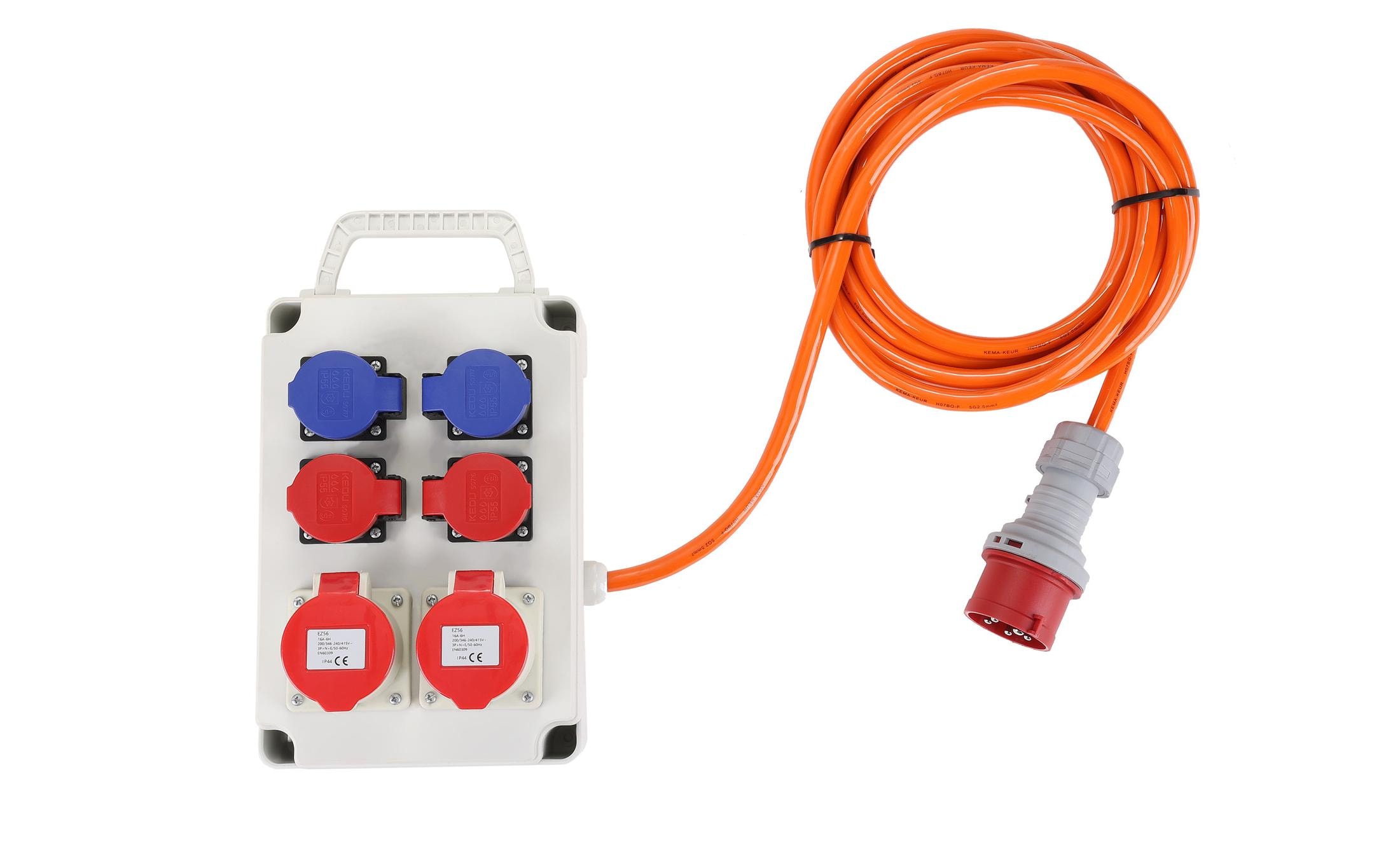 Schönenberger Baustromverteiler 16A EPR-PUR IP44/IP55 – Baustromverteiler von Schönenberger