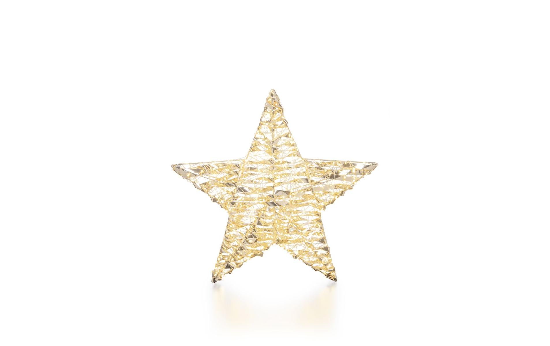 STT Glamour hanging star, 50 Warmweiss