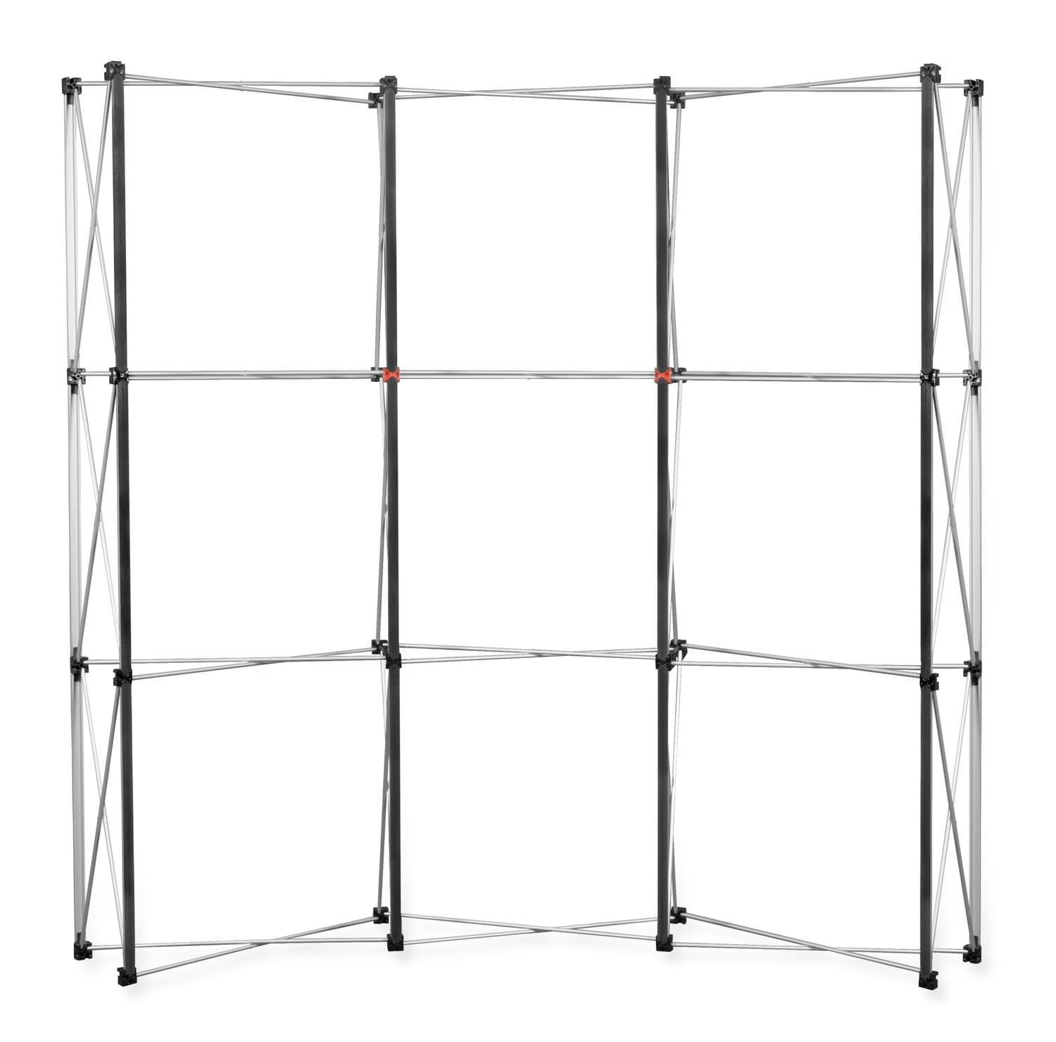 Wand Premium Magnetic Pop Up 3x3 gebogen in der Koffertheke