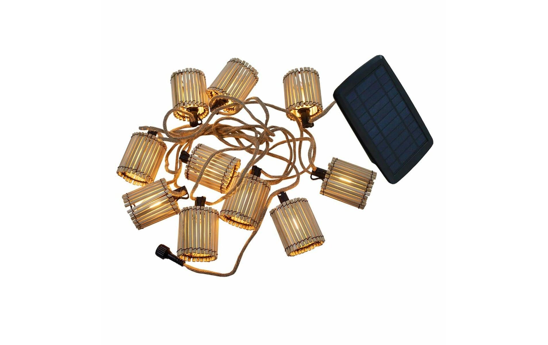 new Garden Okinawa dekorative Girlande für aussen Braun – Lichterkette von new Garden