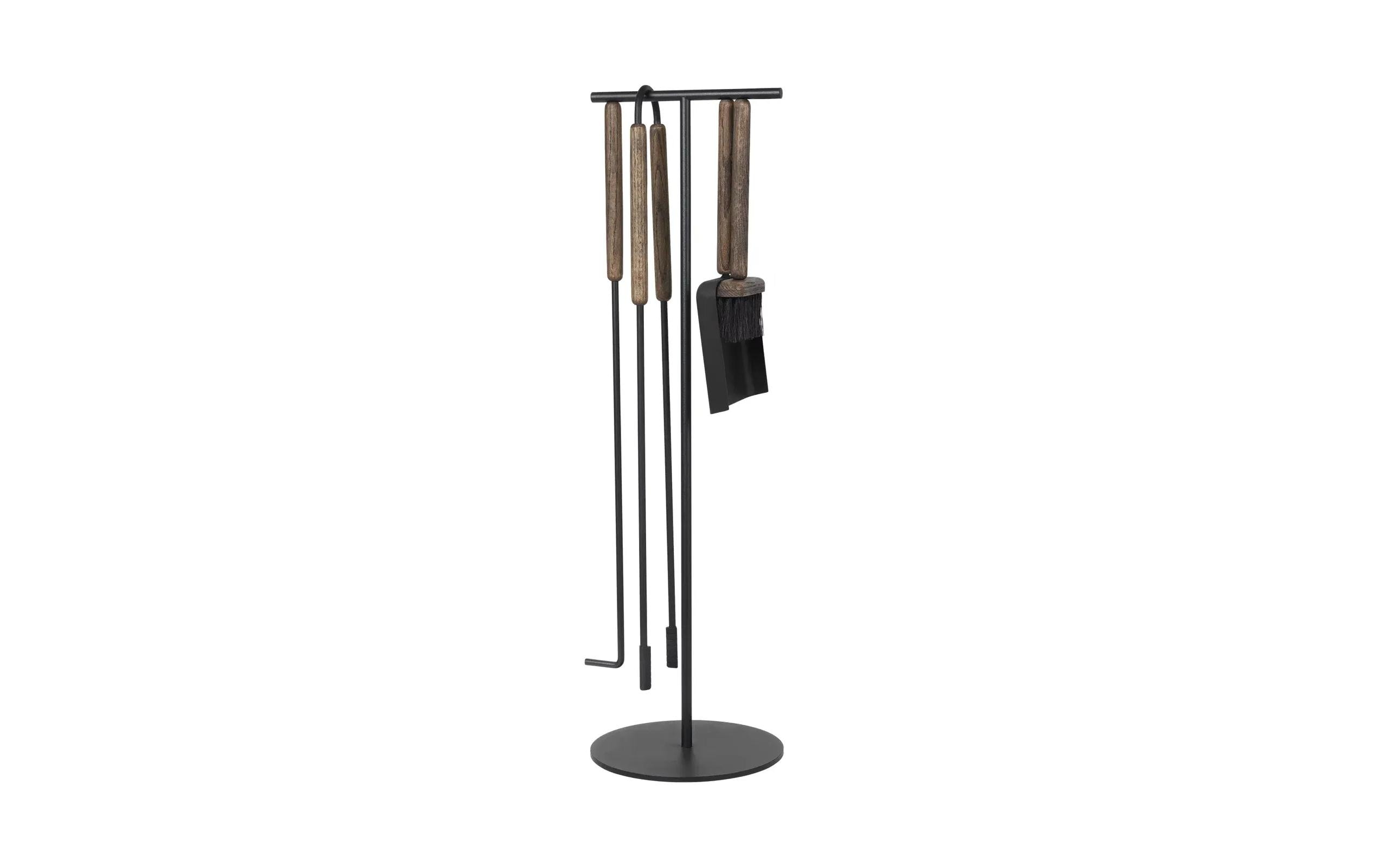 Blomus Ashi 5-teilig Stahl pulverbeschichtet Eiche Braun