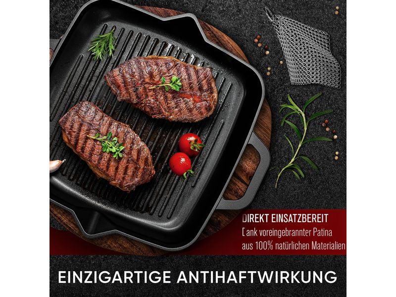 Eingebrannte Grillpfanne 26cm