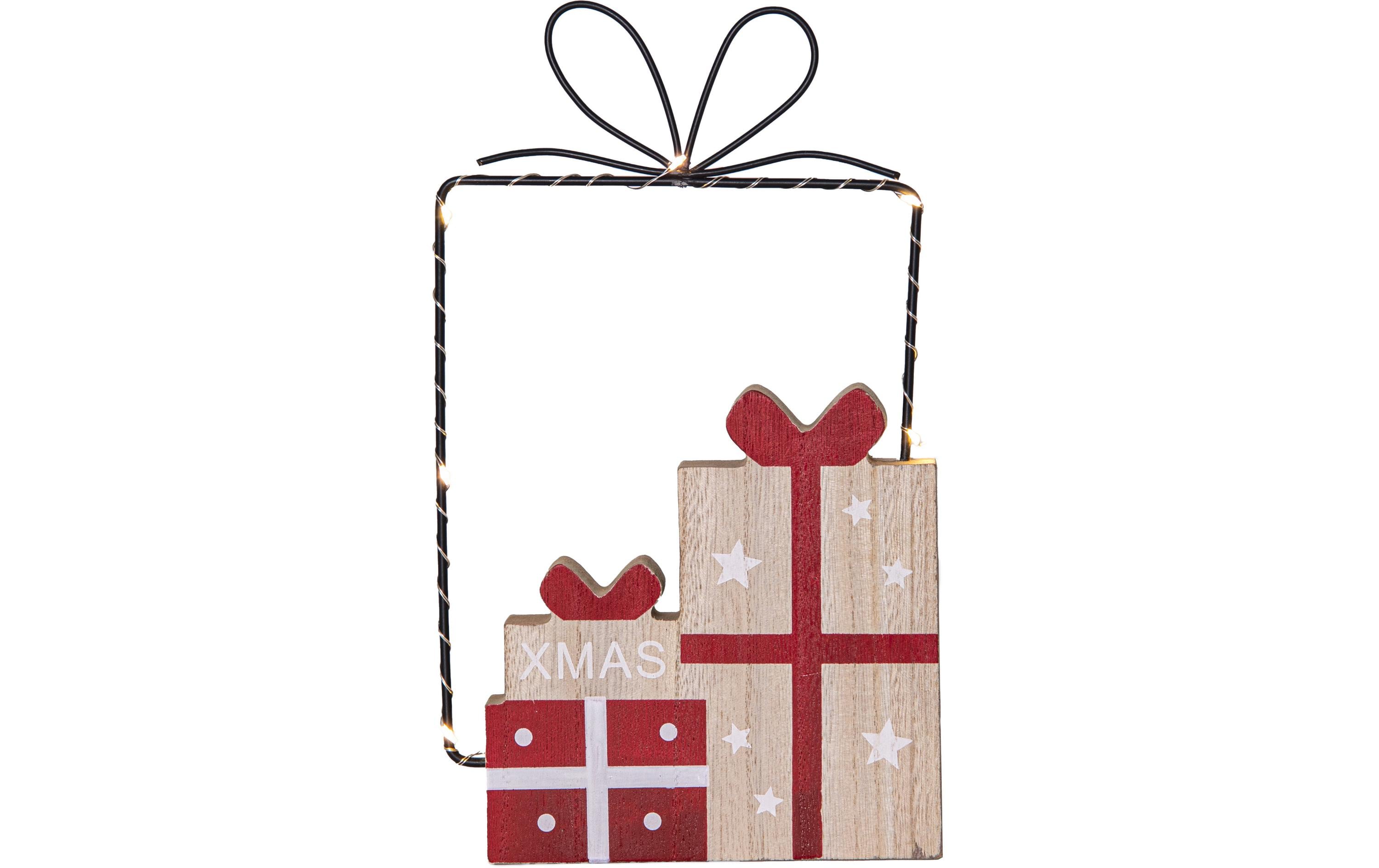 Star Trading Aufsteller JOLLY Warmweiss, Rot – LED-Weihnachtsdeko von Star Trading