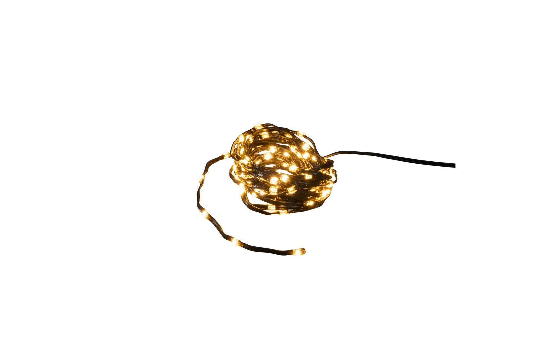 Konstsmide Micro LED Lichterkette Shine 100 bernsteinfa…