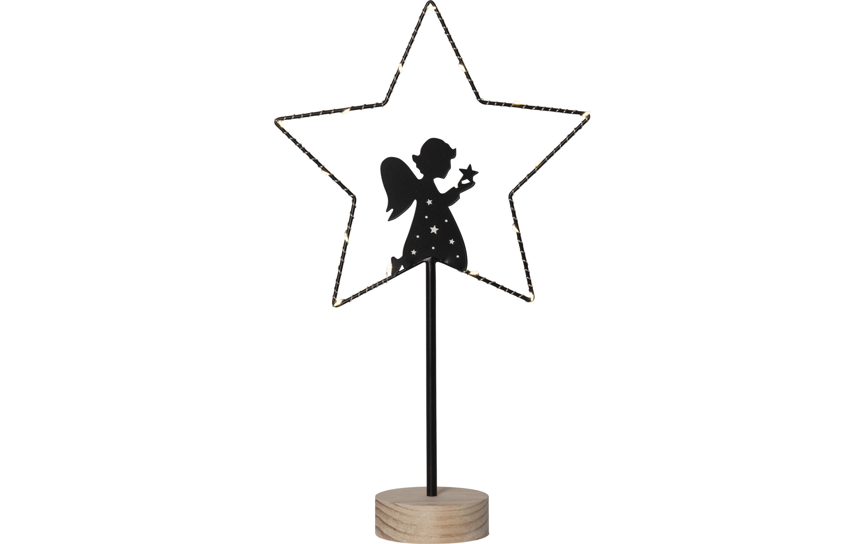 Star Trading Dekoration Engel Glimta 15 LED – LED-Weihnachtsdeko von Star Trading