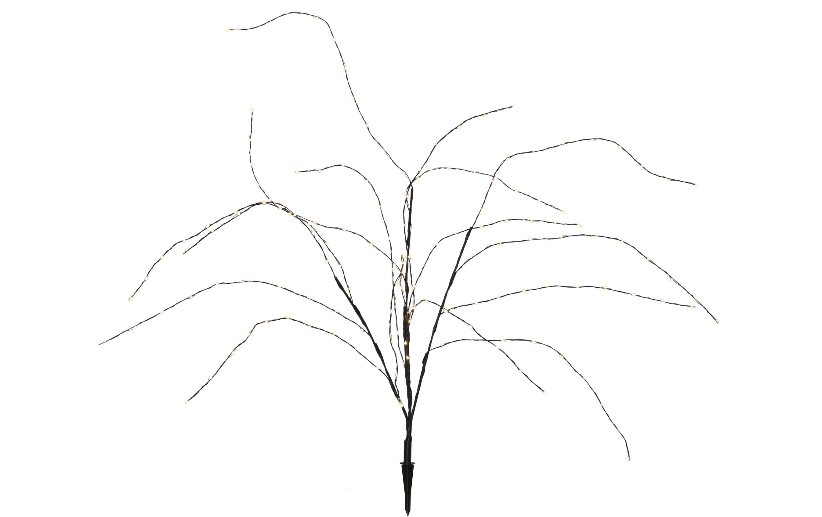Star Trading Decorativer Baum Reedy, Warmweiss, 160 LED's – LED-Weihnachtsdeko für aussen von Star Trading