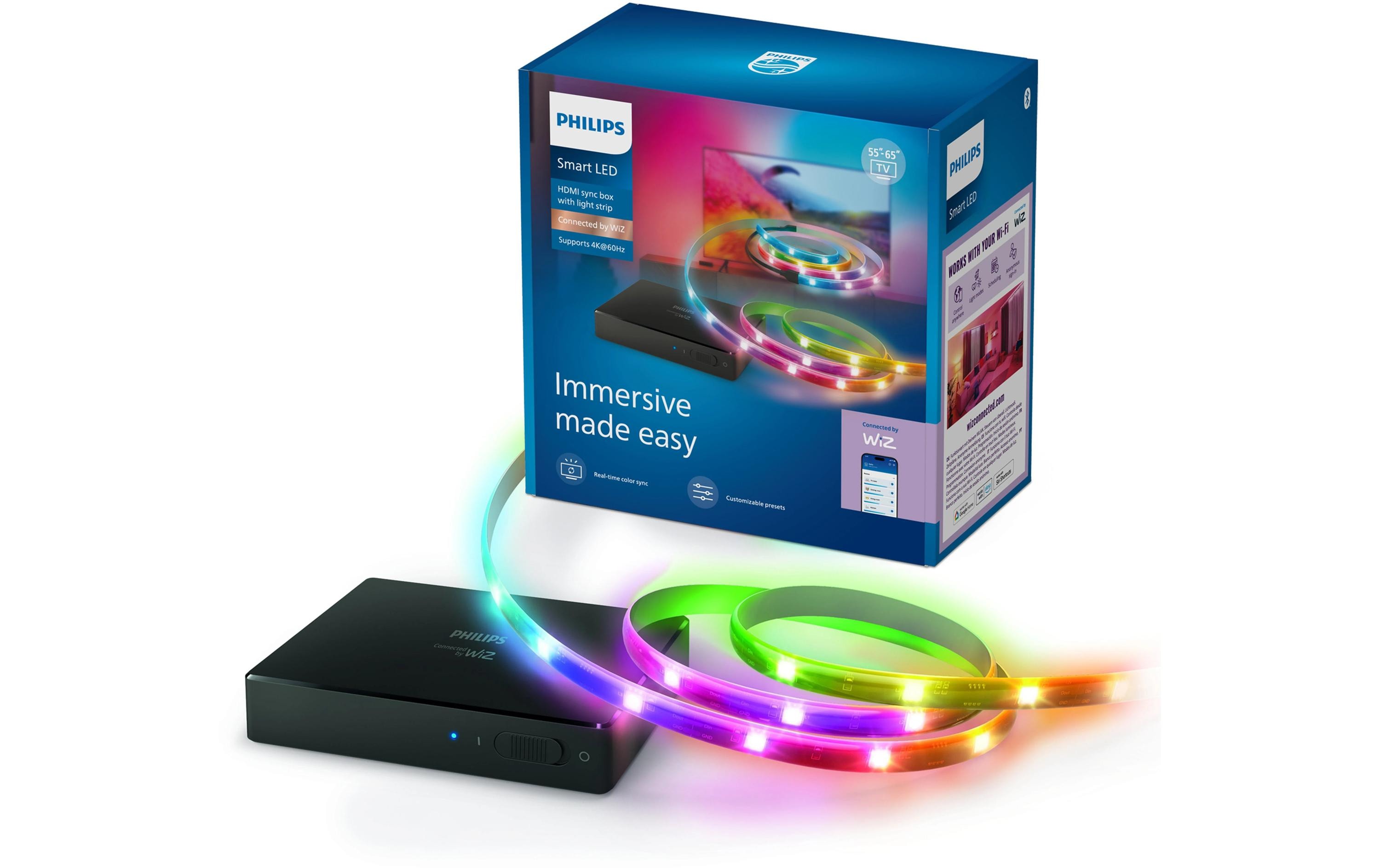 Philips Smart Lighting HDMI 2.0 Sync Box 55-65, EU – Zubehör für LED-Streifen von Philips Smart Lighting