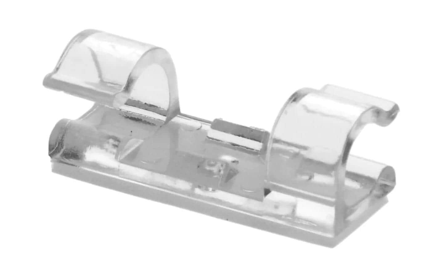 Max Hauri Kabel-Clip Set 8 mm, transparent, 18 Stück – Kabelhalter von Max Hauri