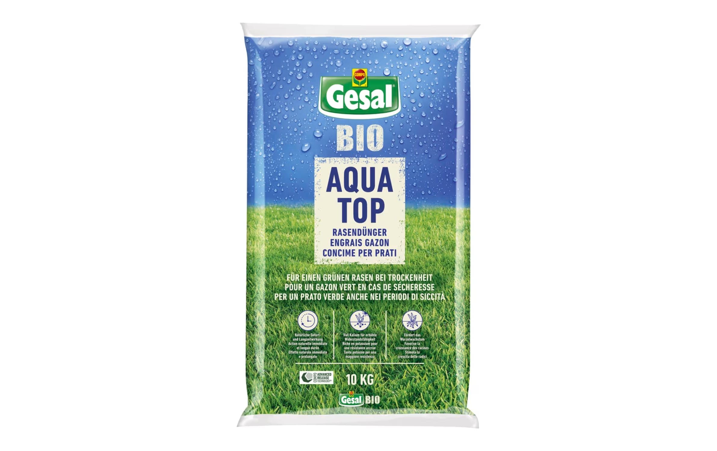Gesal BIO Rasendünger AQUA-TOP 10 kg 1