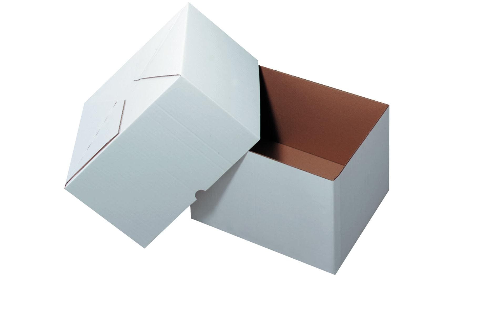 Antalis Versandkarton 30.5 x 22 x 20 cm 2-teilig, 25 Stück, Weiss – Versandkarton von Antalis
