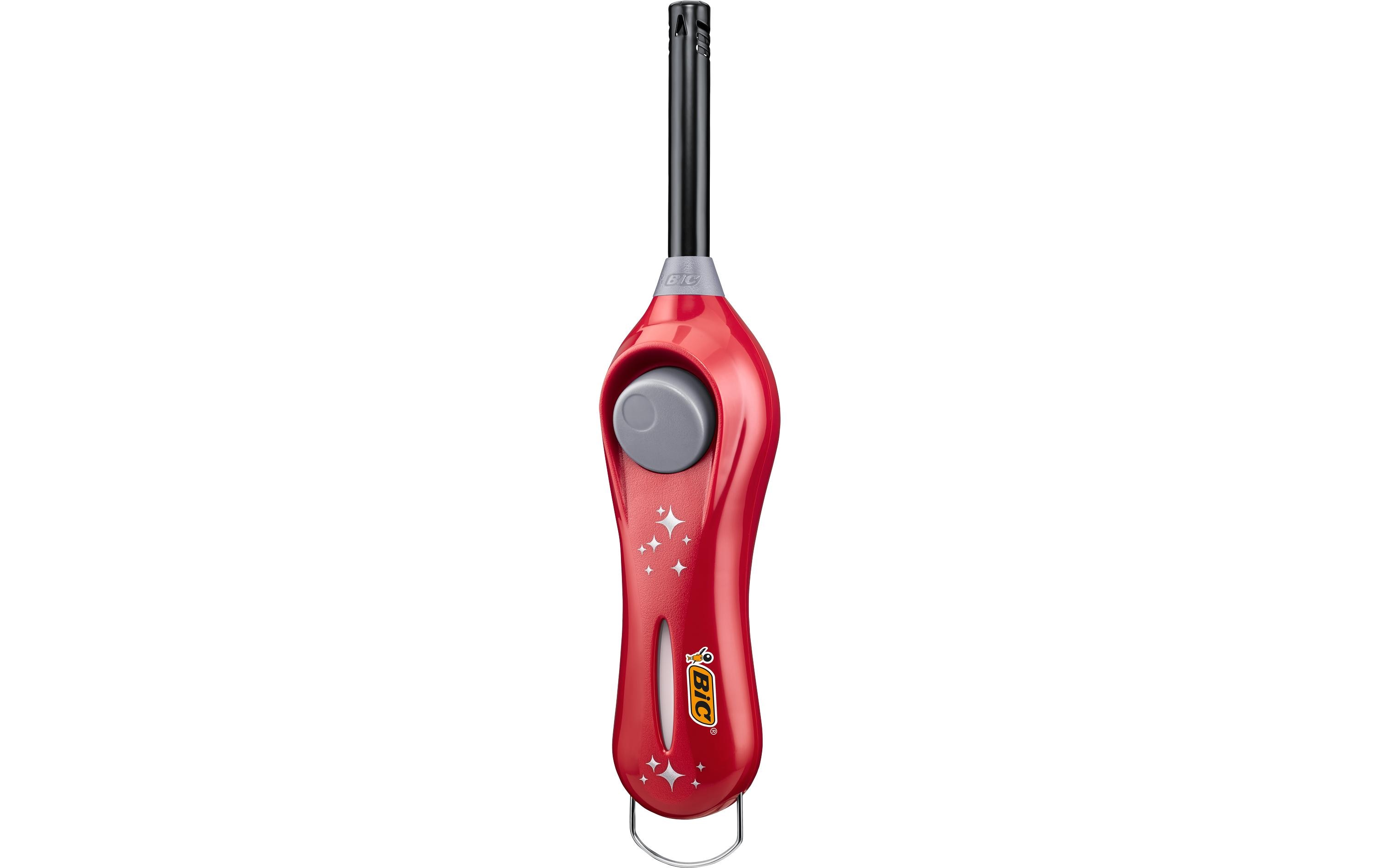 BIC Küchenfeuerzeug Megalighter Happy Rot