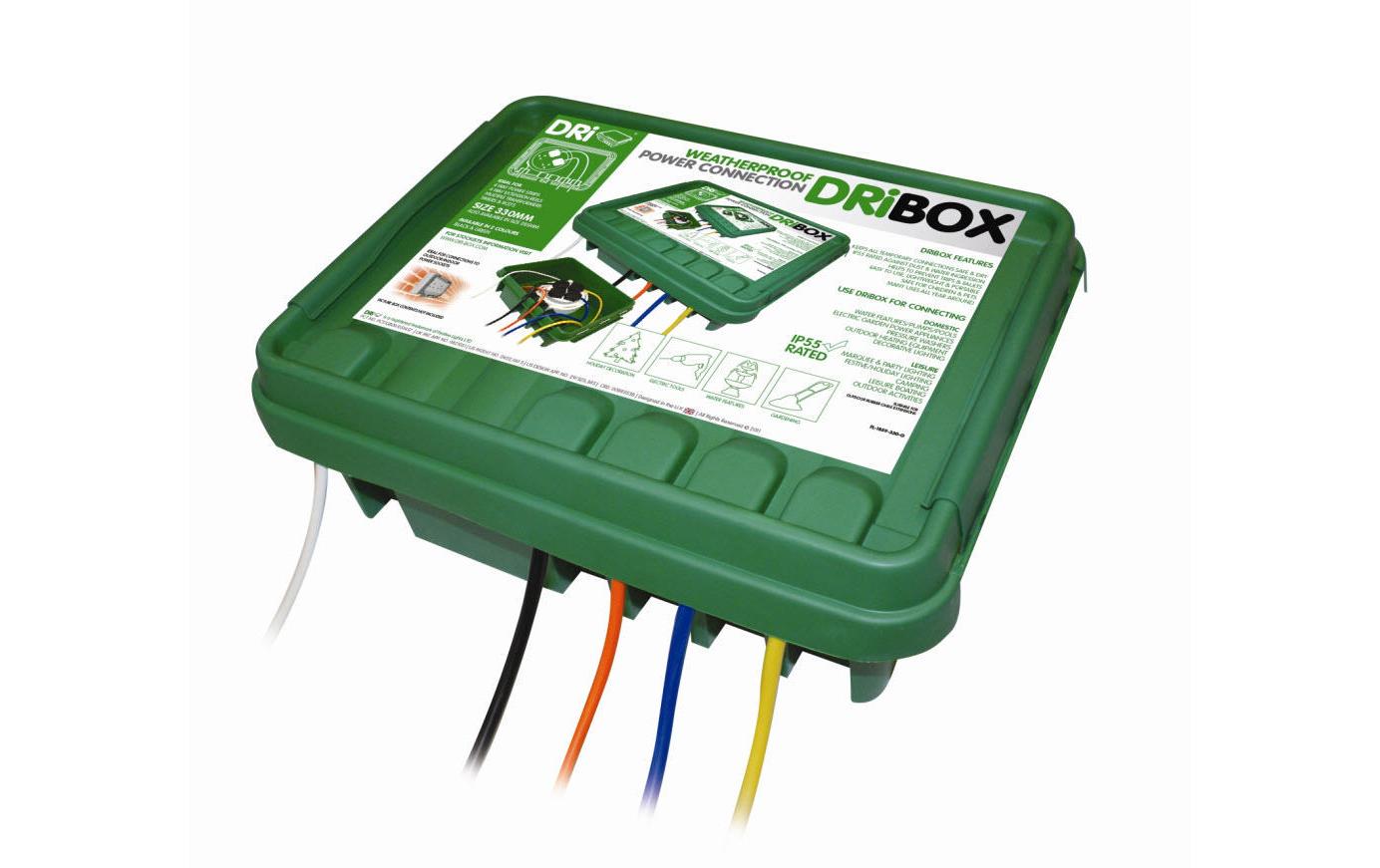DRiBox Kabelbox 230 x 330 x 140 mm grün – Kabelbox von DRiBox