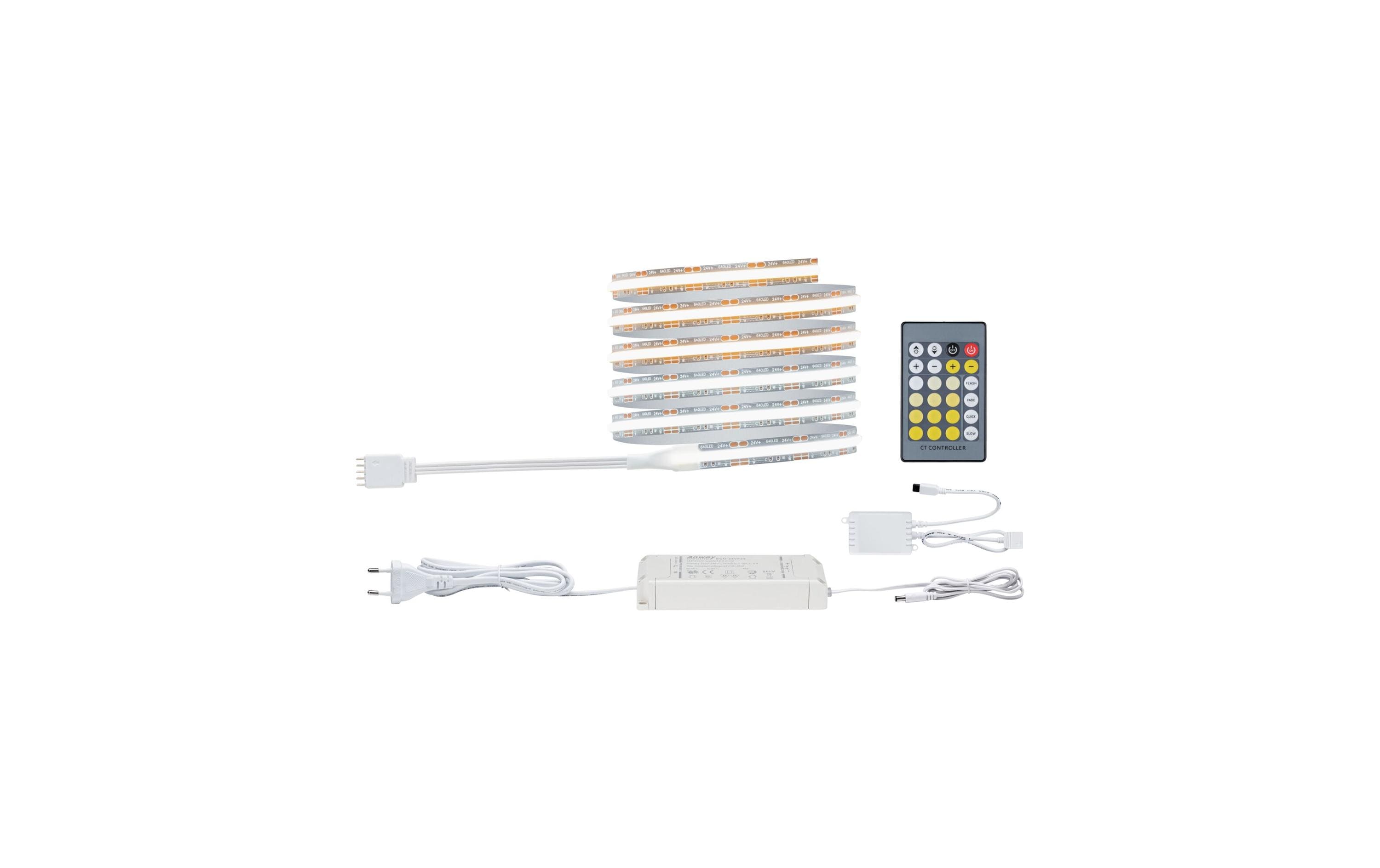 Paulmann MaxLED 500 LED Strip Full-Line COB Basisset – LED-Streifen mit Netzteil von Paulmann