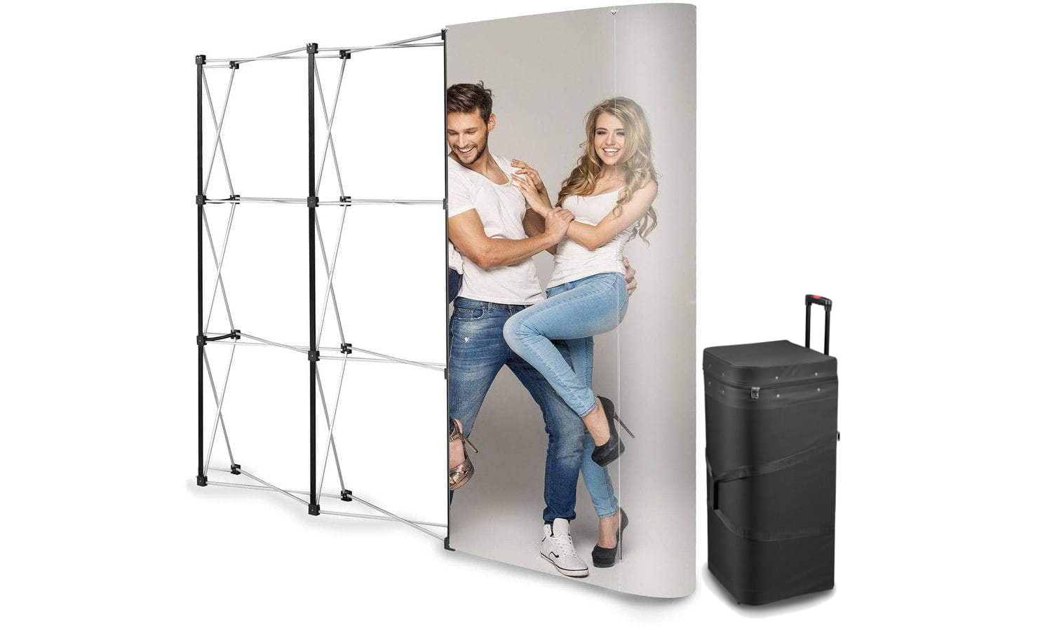POP UP gerade 3X3 im Koffer