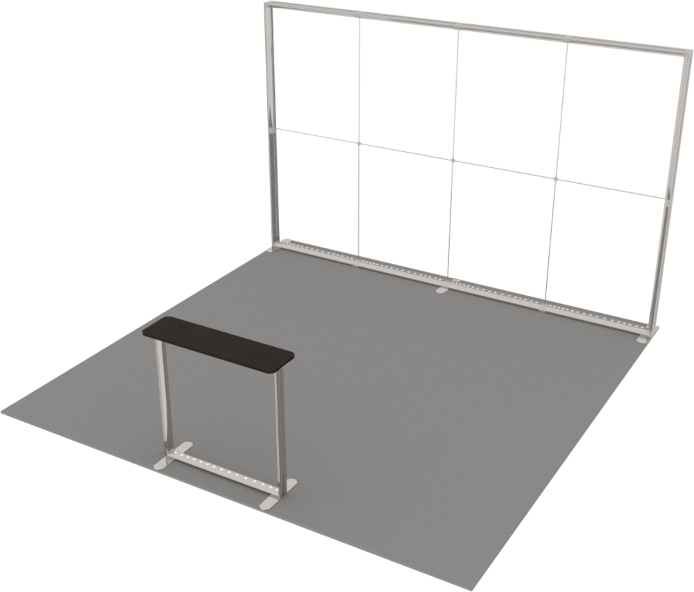 LUMIX Messestand 16 m² Halbinselstand Anwendung auf internationaler Messe