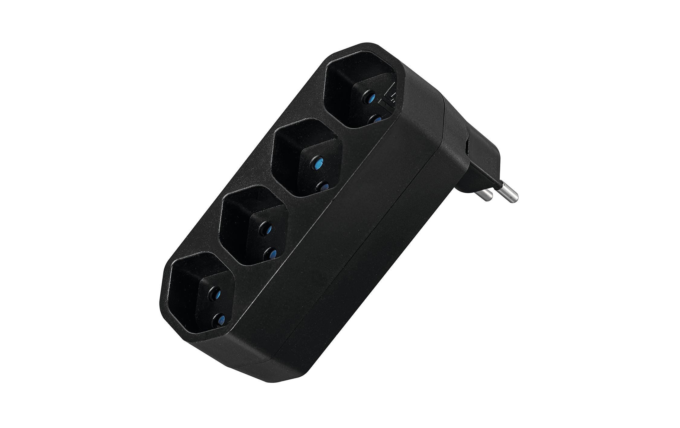 STEFFEN Manta Mehrfachadapter 4xT13 drehbar 4 – Mehrfachstecker von STEFFEN
