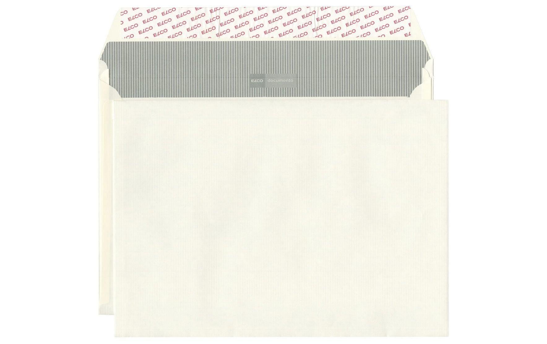 ELCO Couvert Documento B4 Beige ohne Fenster, 200 Stück – Couvert von ELCO