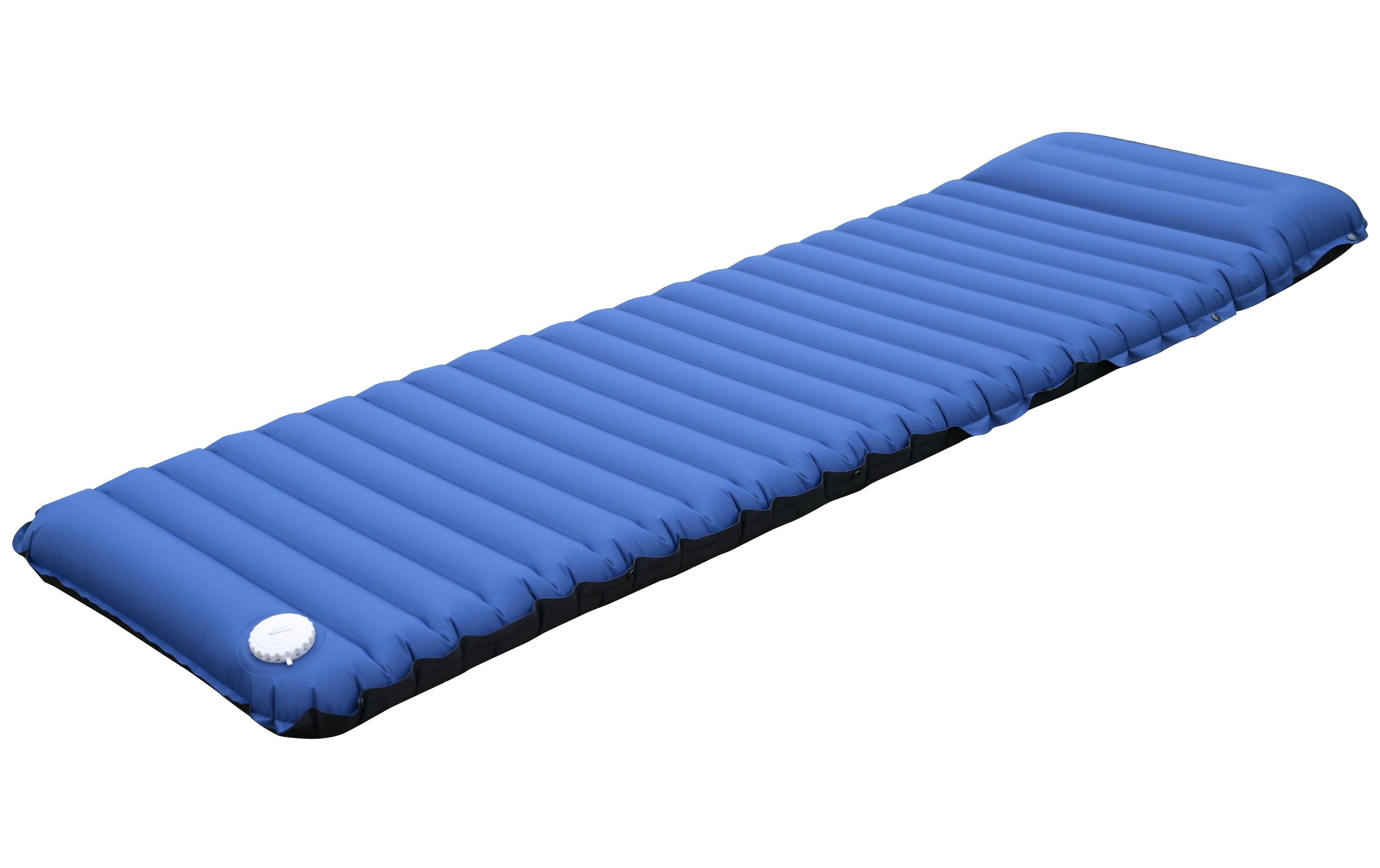 Aerogogo Schlafmatte Blau – Luftmatte mit integrierter Akkupumpe fürs Camping