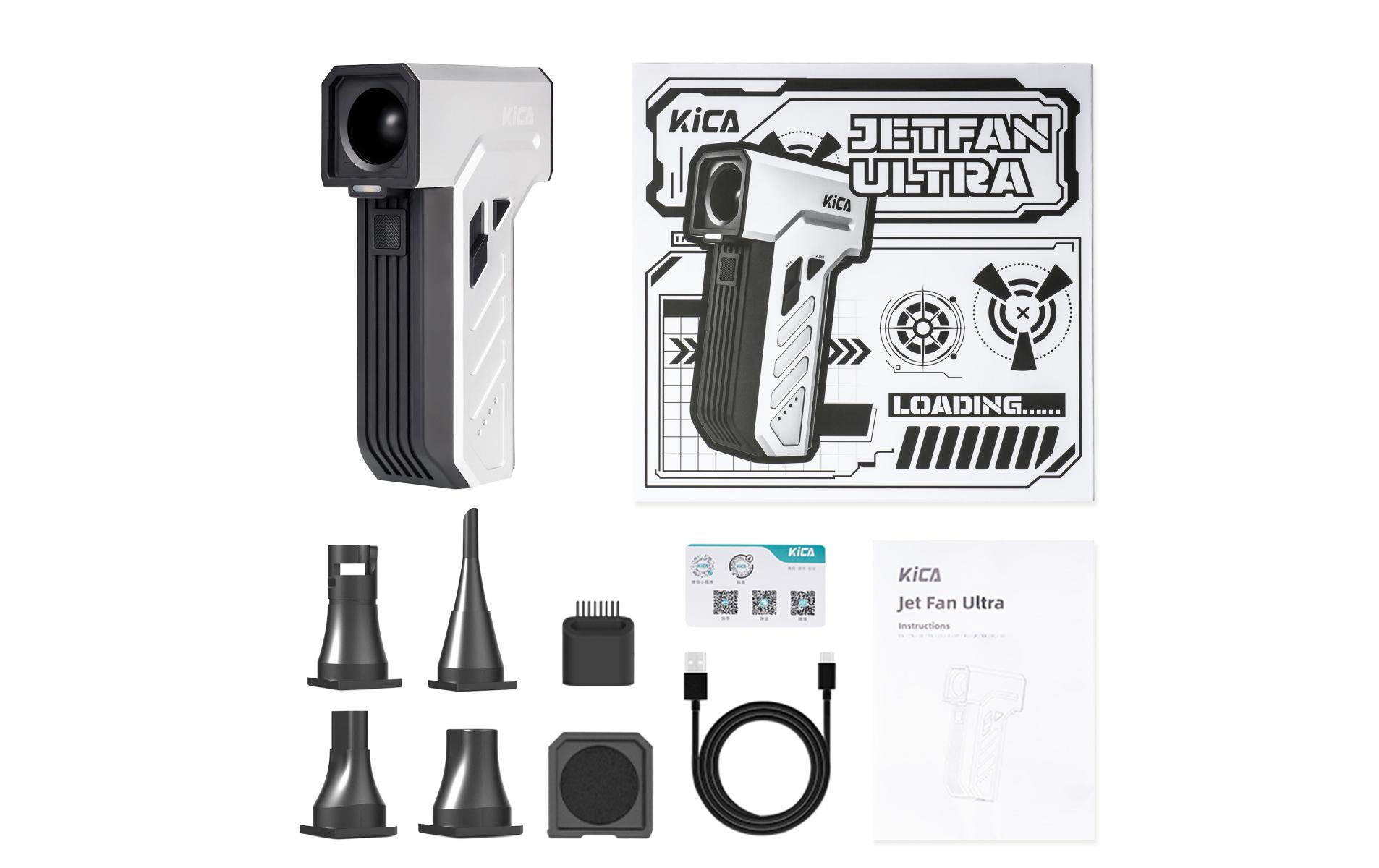 KiCA Handventilator Jet Fan Ultra Weiss