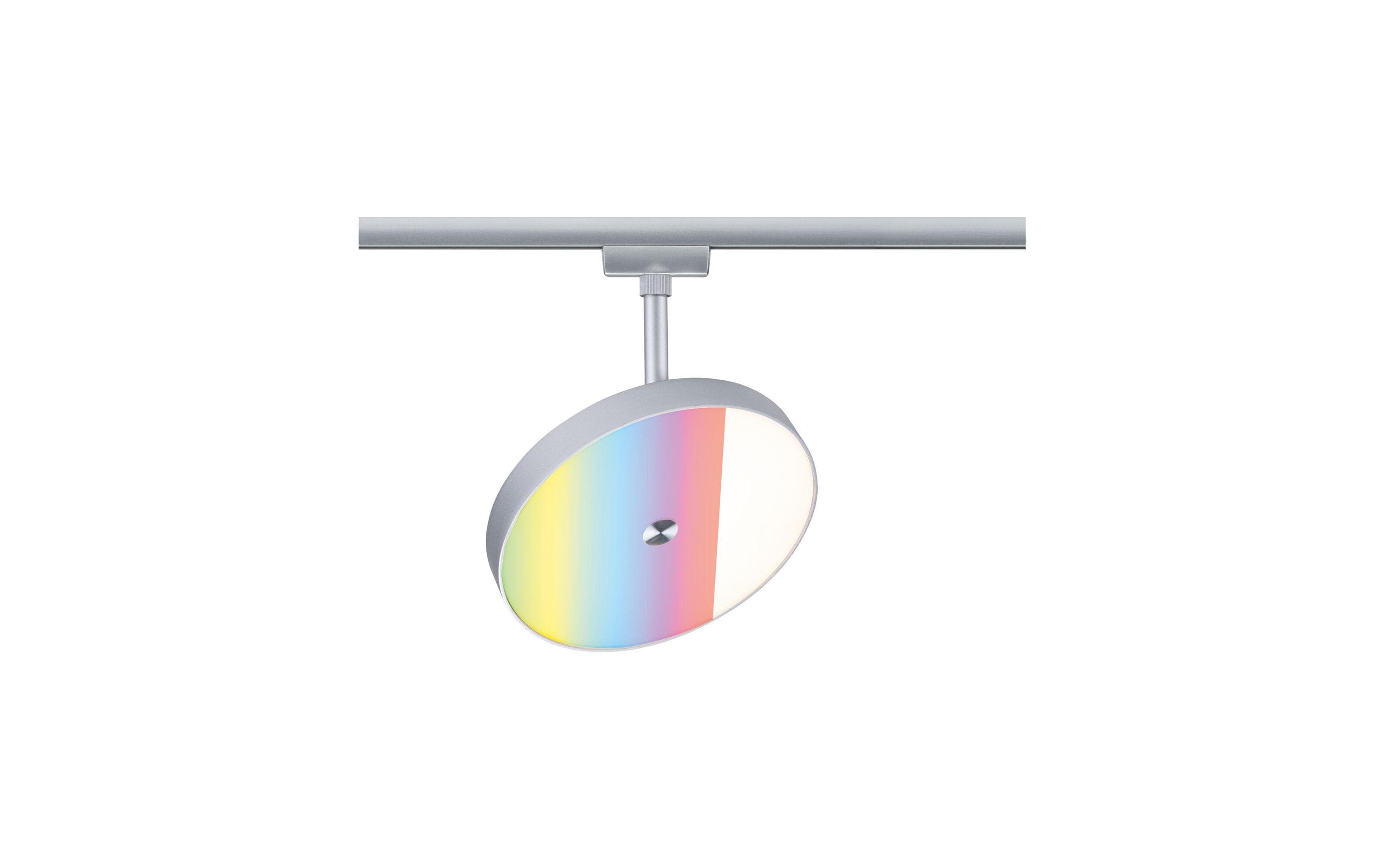 Paulmann URail LED Spot Hildor RGBW Zigbee, 7.5W, chrom matt – Smarter Schienenspot für Paulmann URail von Paulmann