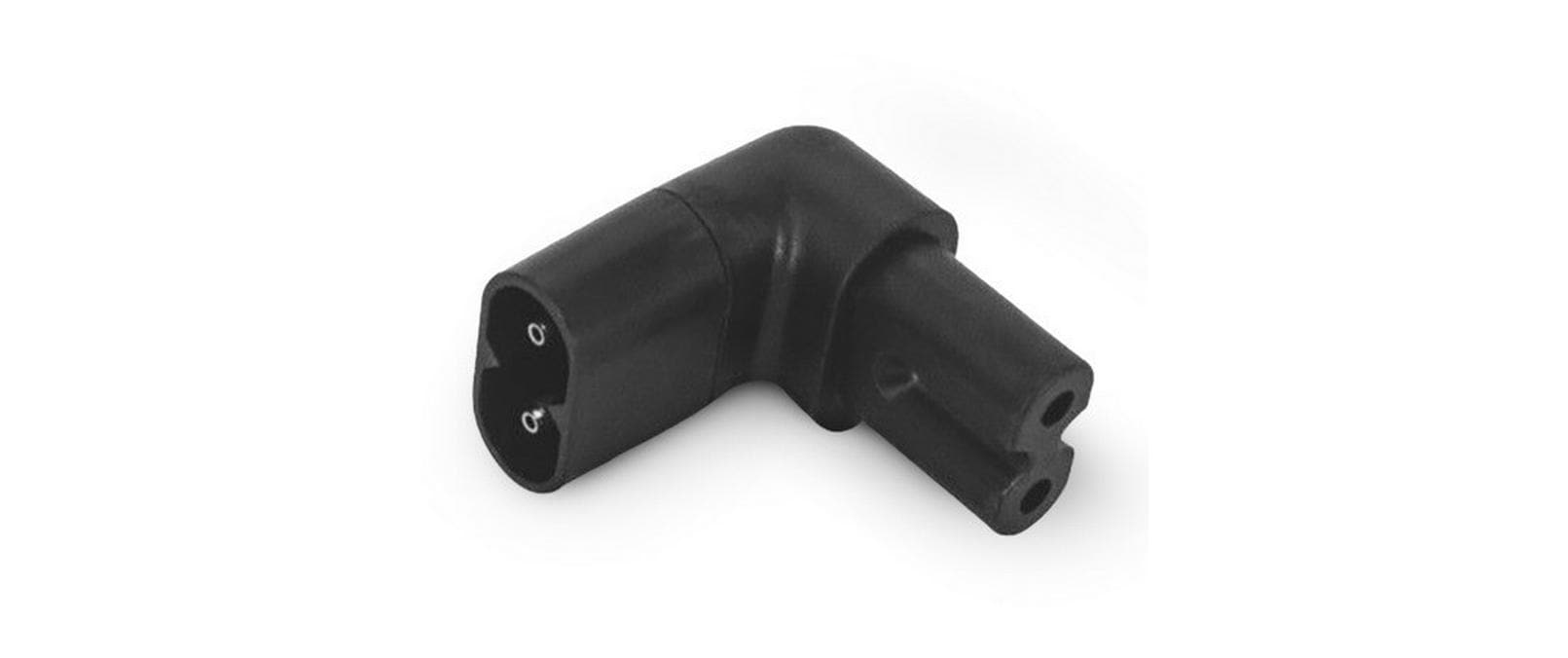 Alpha Elettronica Adapterstecker C7 - C8, frontal gewinkelt – Montagestecker von Alpha Elettronica