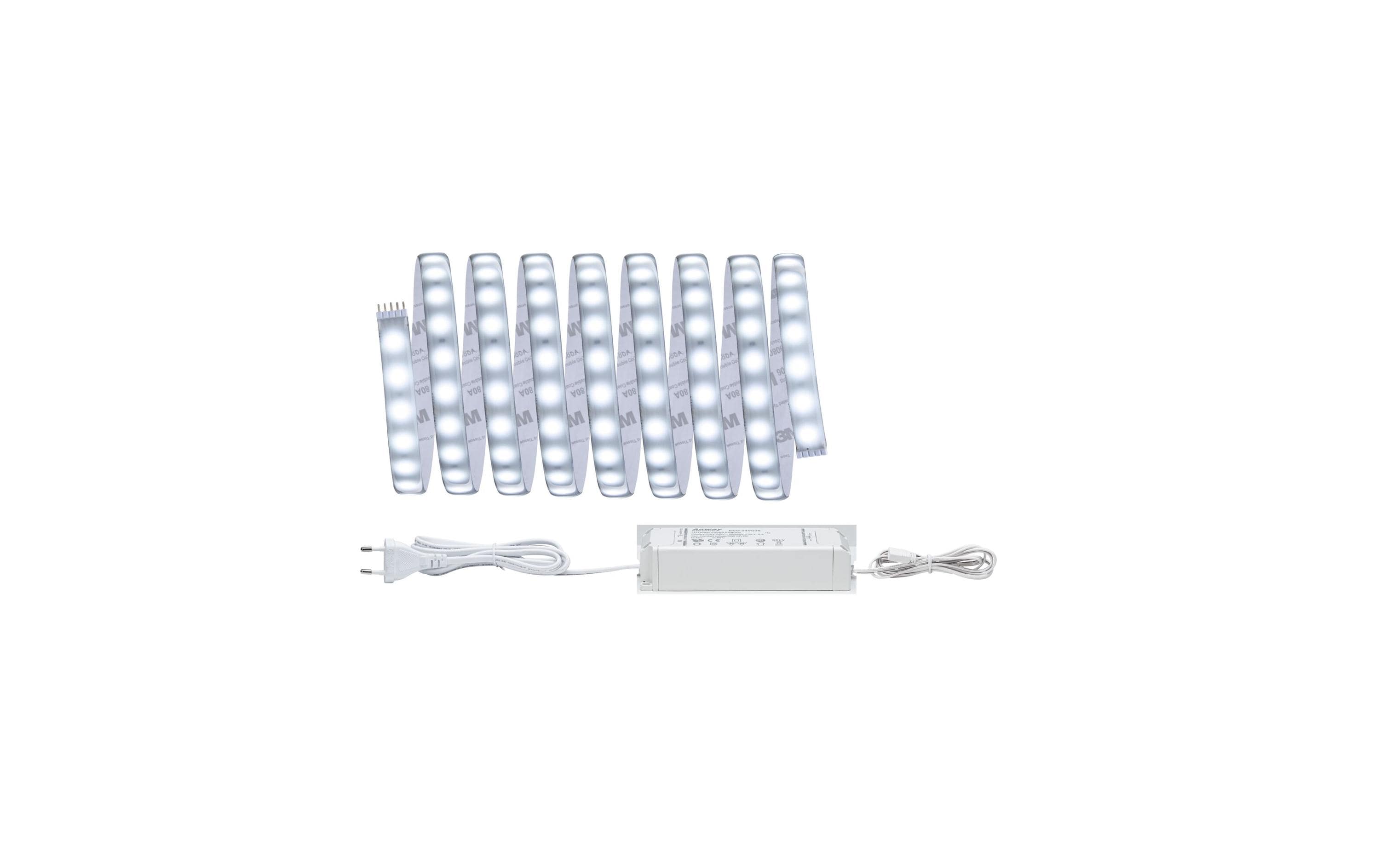 Paulmann LED-Stripe MaxLED 500 6500 K, 3 m Basisset – LED-Streifen mit Netzteil von Paulmann