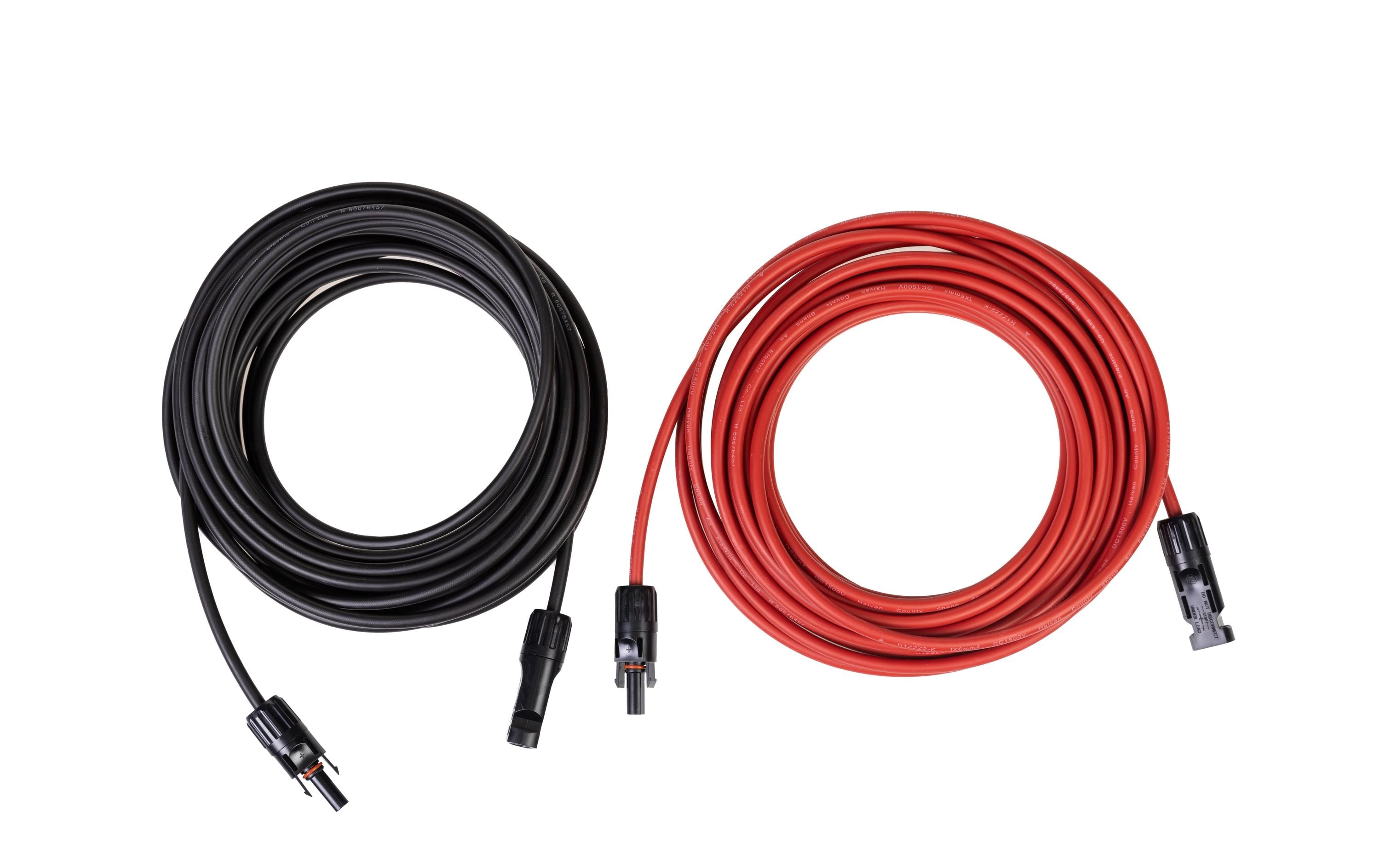 FURBER.power Solarkabel 6 mm² FC4, Set, 10 m