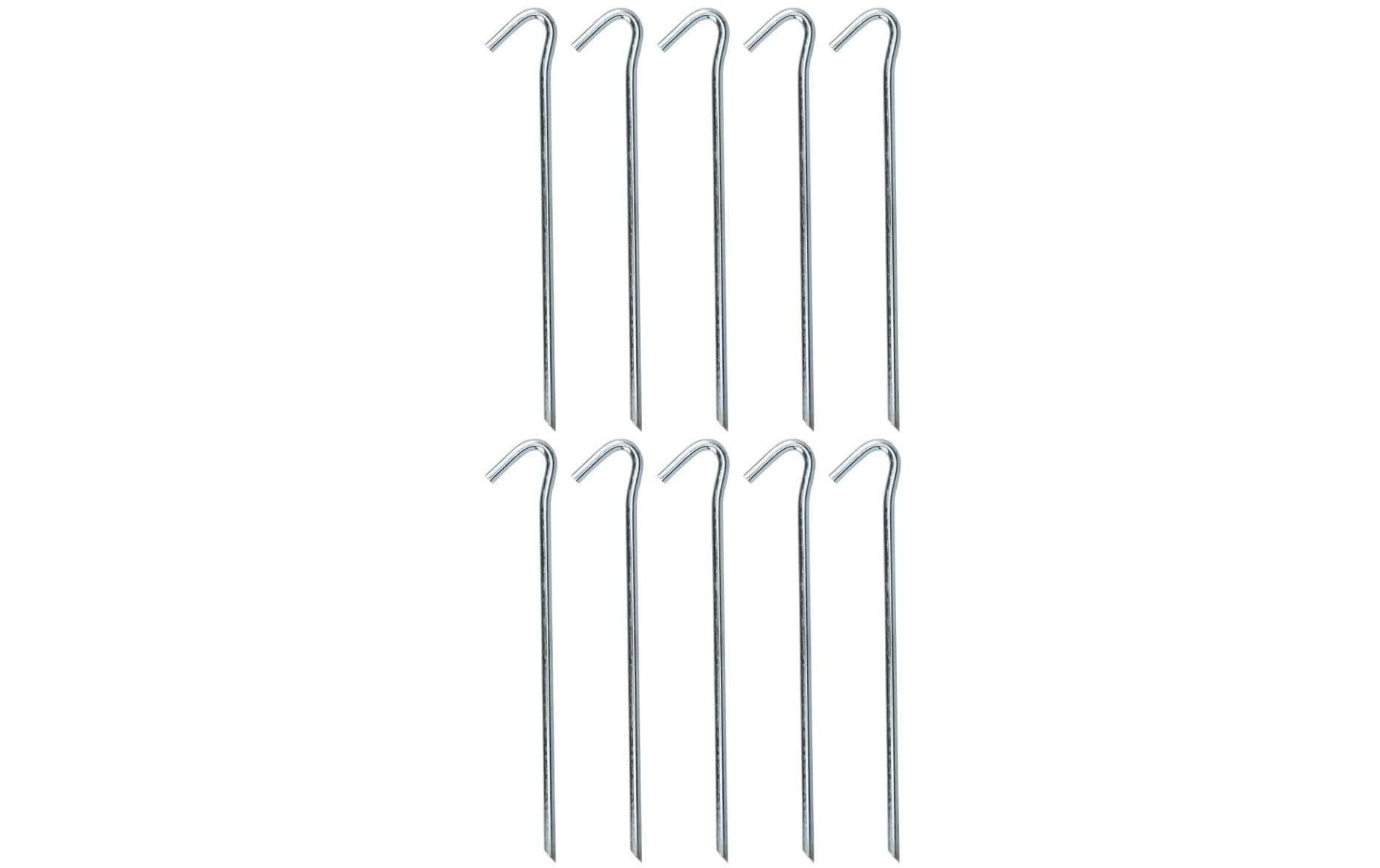 FTM Stahl-Hering 10 Stück, 23 cm, 57 g