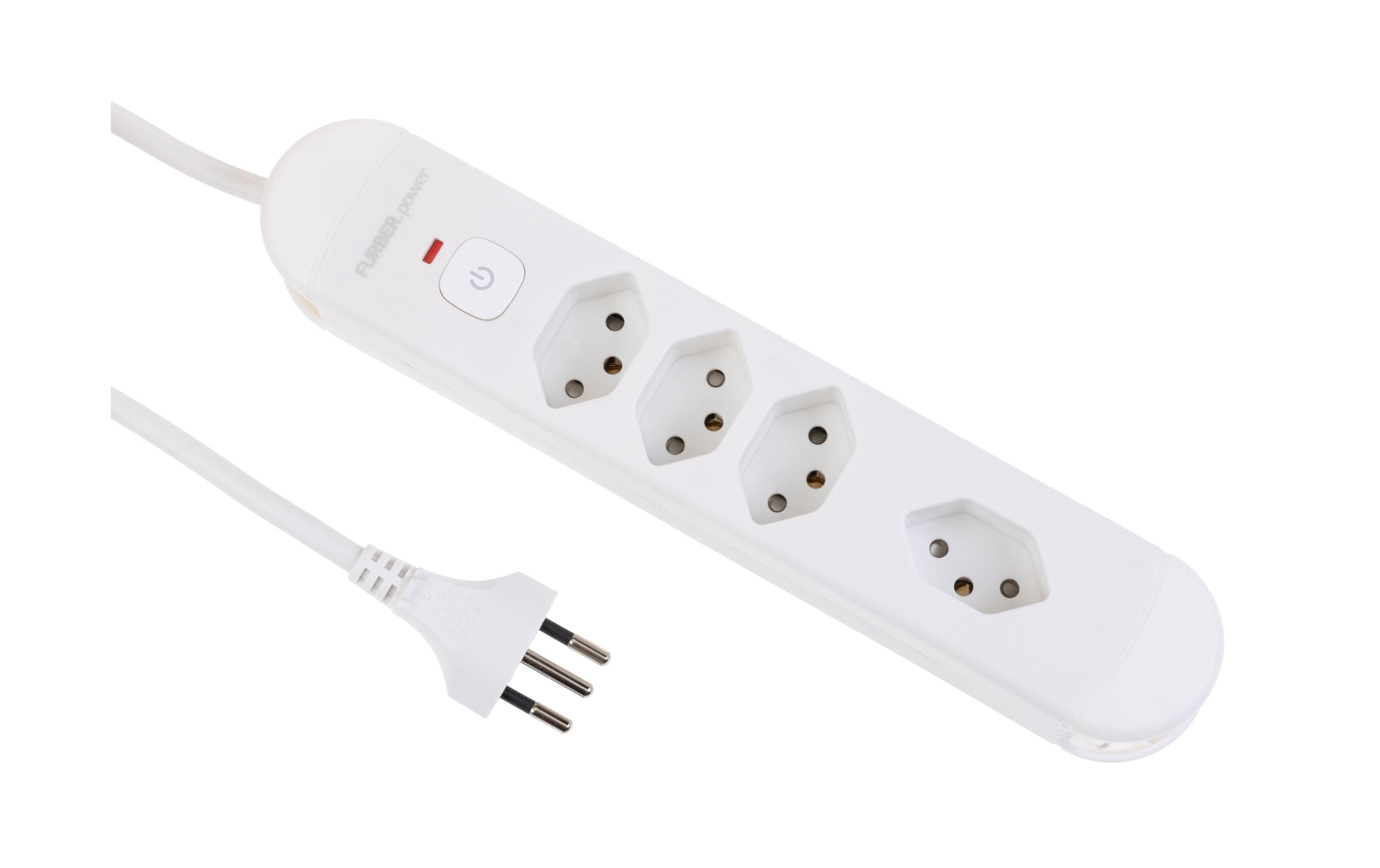 FURBER.power Steckdosenleiste Tuttovario 4 x T13 – Steckerleiste von FURBER.power