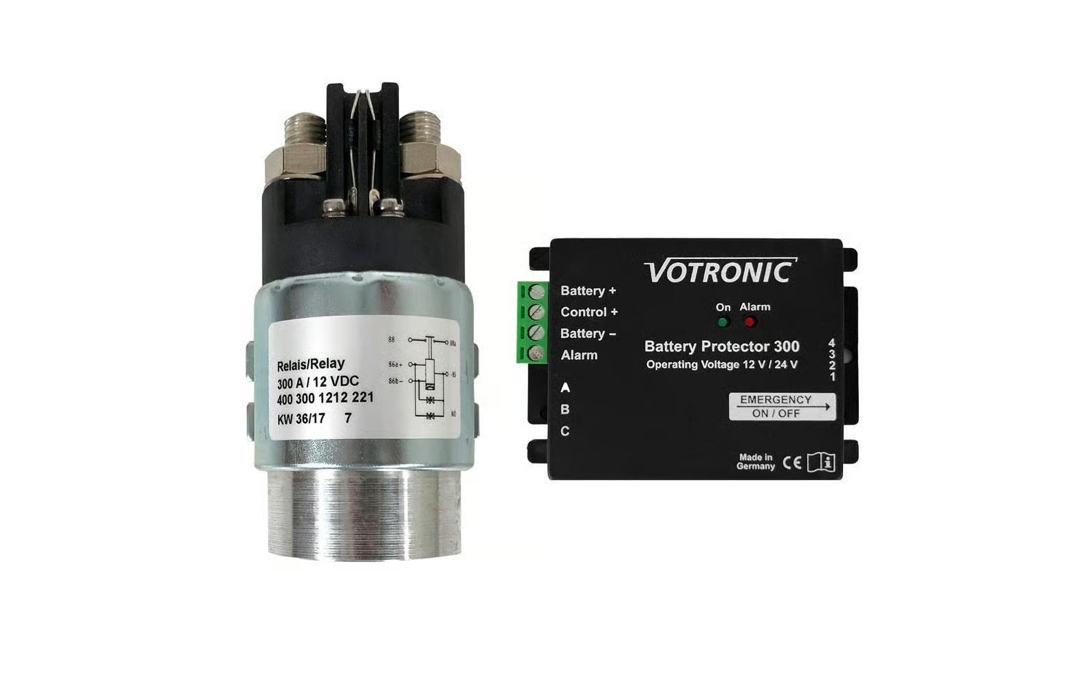 Votronic Schutzeinrichtung Batteriewächter 300 12 V/24 V 65 A