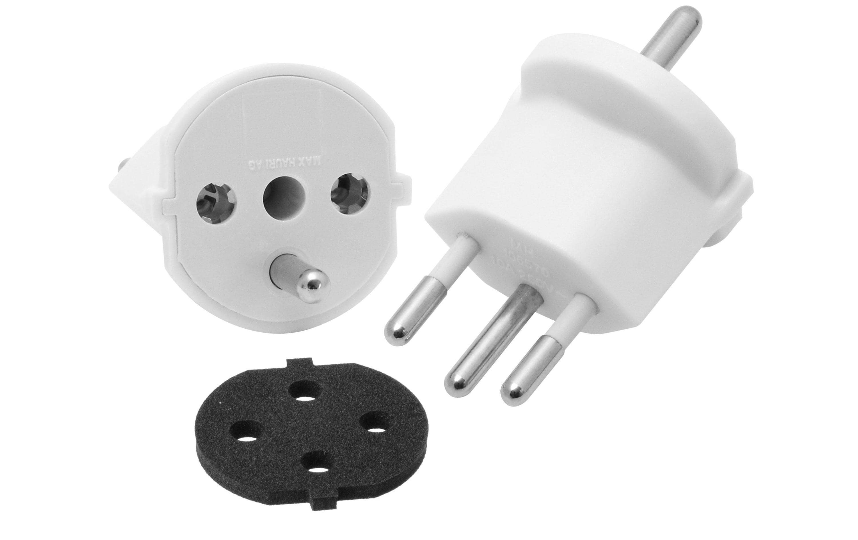 Max Hauri Fixadapter SchuKo Konturenstecker – T12 mit Moosgummi – Fixadapter von Max Hauri