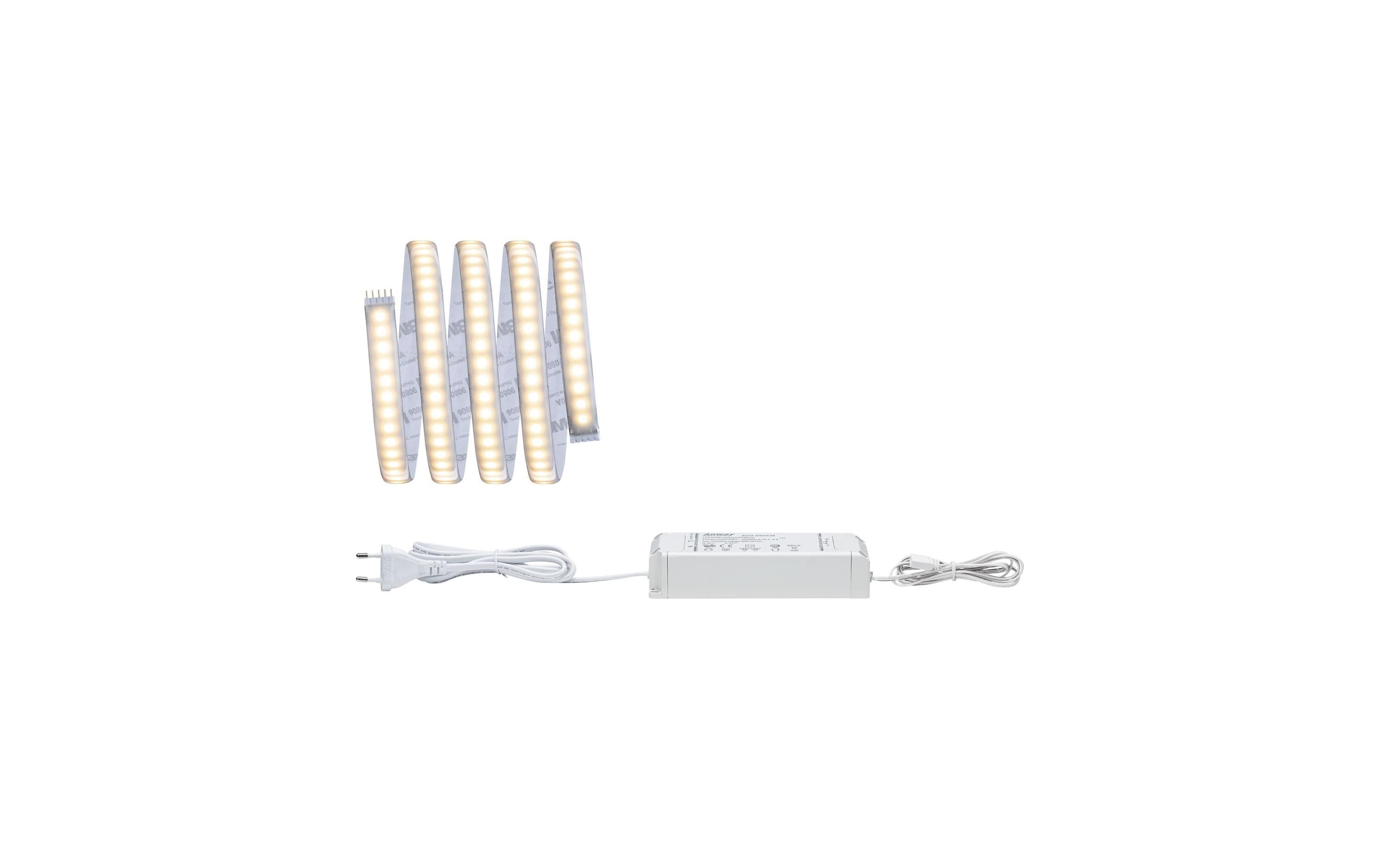 Paulmann LED-Stripe MaxLED 1000 2700 K, 1.5 m Basisset – LED-Streifen mit Netzteil von Paulmann
