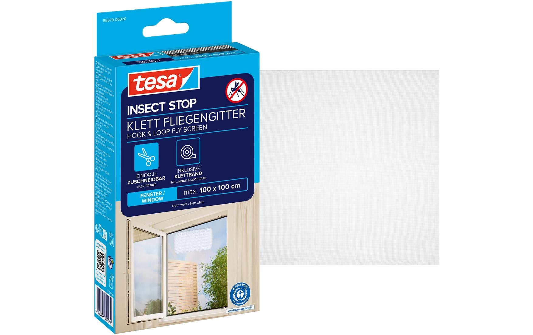 tesa Fliegengitter Insect Stop Standard 1x1m weiss