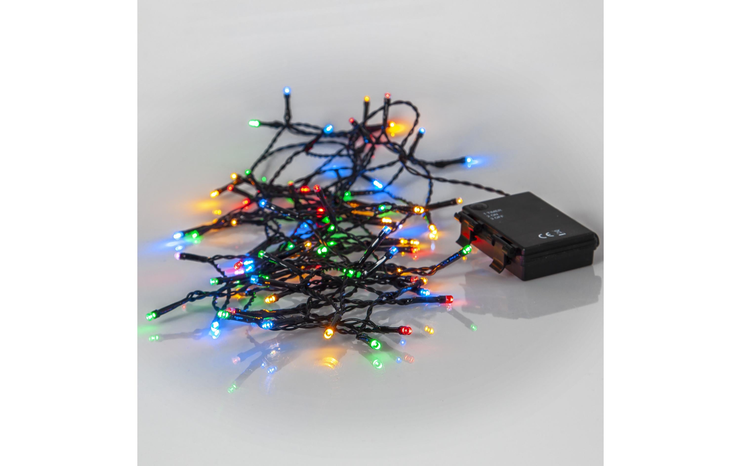 Star Trading LED-Lichterkette Akku, 80 LED, 5.6 m, Outdoor – Lichterkette batteriebetrieben von Star Trading