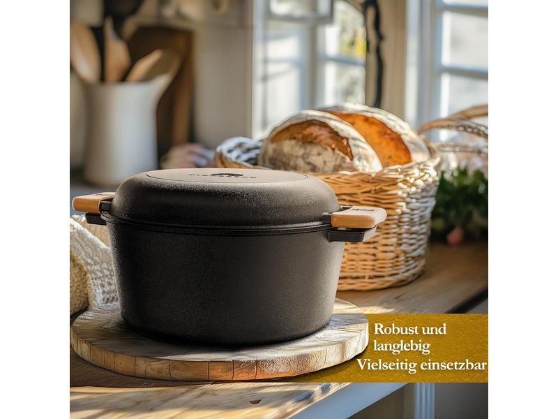 Dutch Oven -Topf 4,8L & pfanne 1,8L