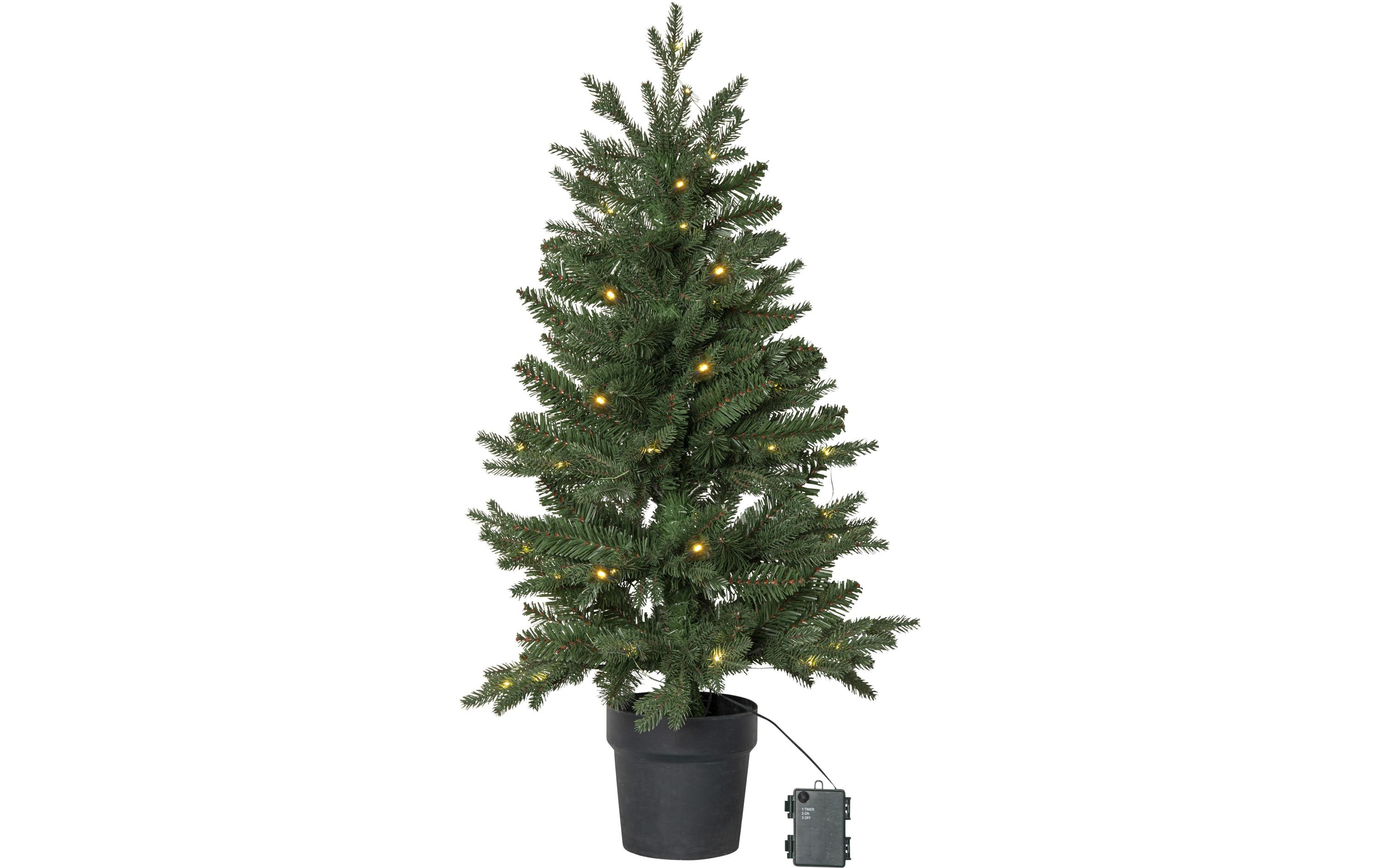 Star Trading Künstlicher Weihnachtsbaum Byske grün, 40 LED's, 90 cm Höhe