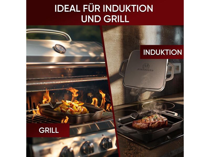 Eingebrannte Grillpfanne 26cm