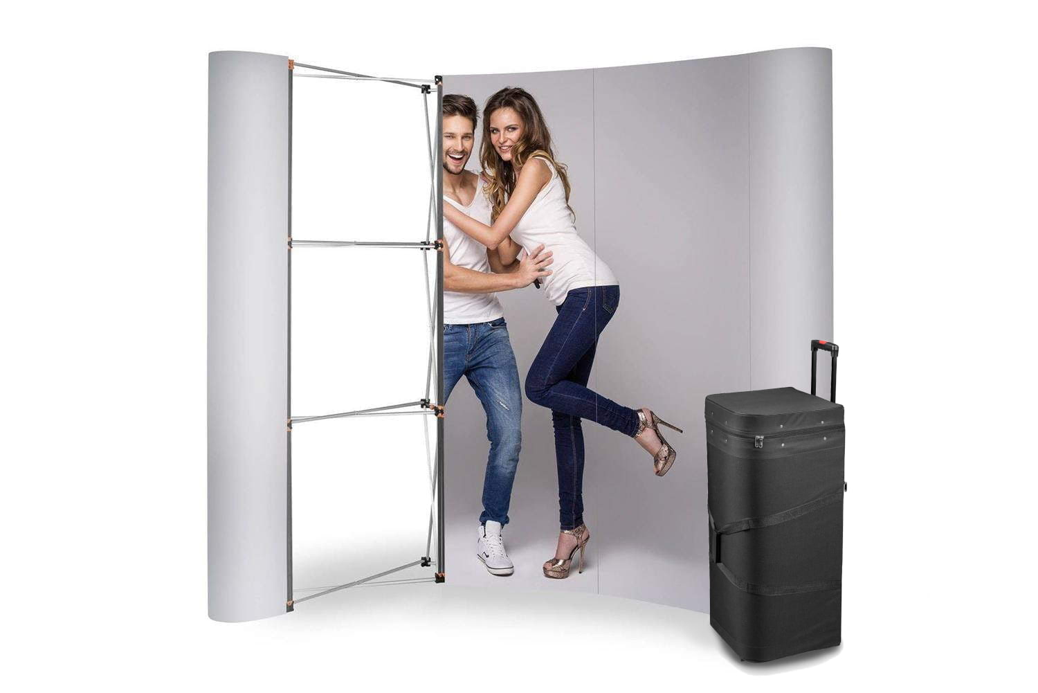 Wand Magnetic Pop Up Standard - 3x3, gebogen, im Koffer