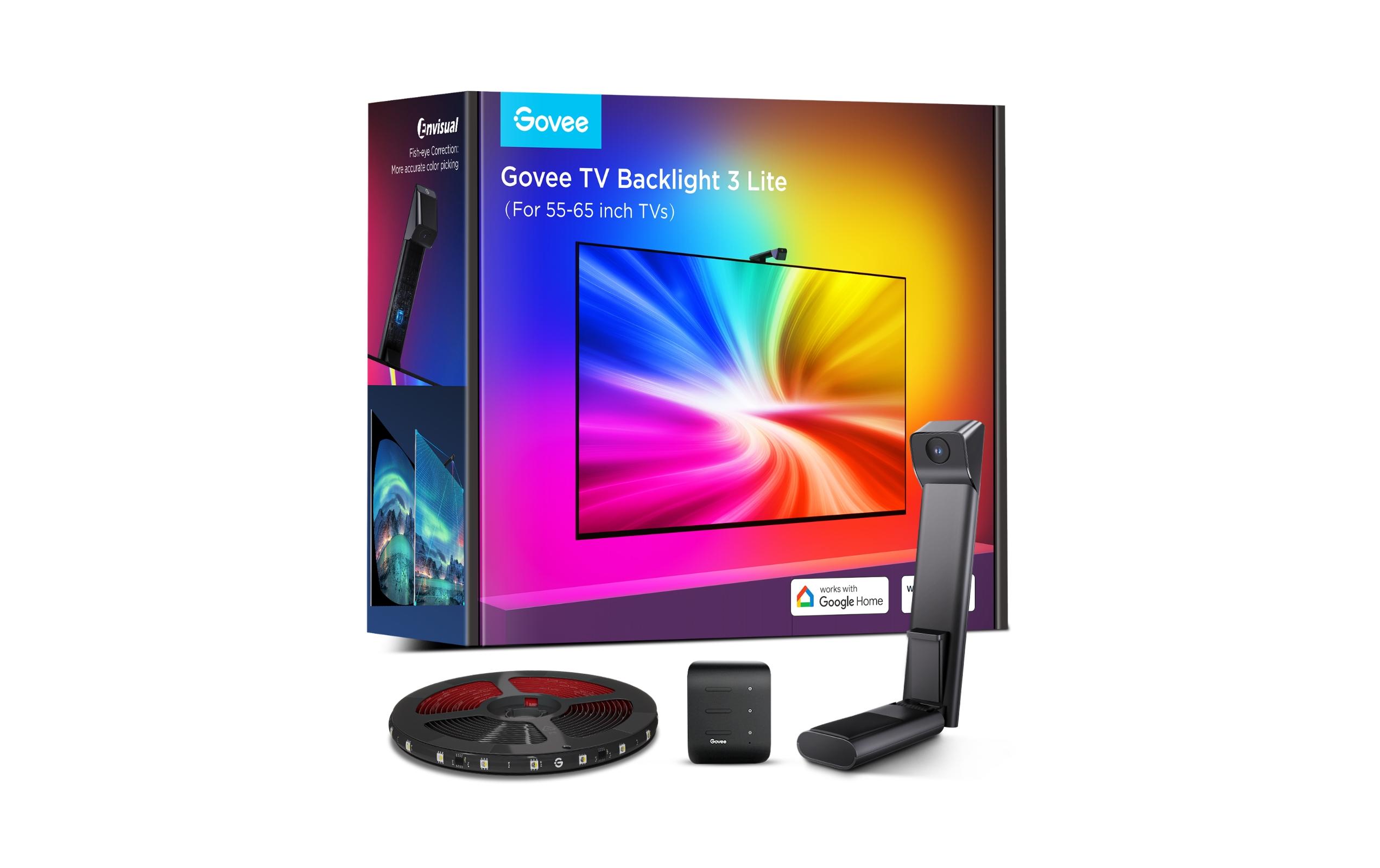 Govee Envisual TV Backlight T3, 55-65, RGBICW, WiFi, BT – Zubehör für LED-Streifen von Govee
