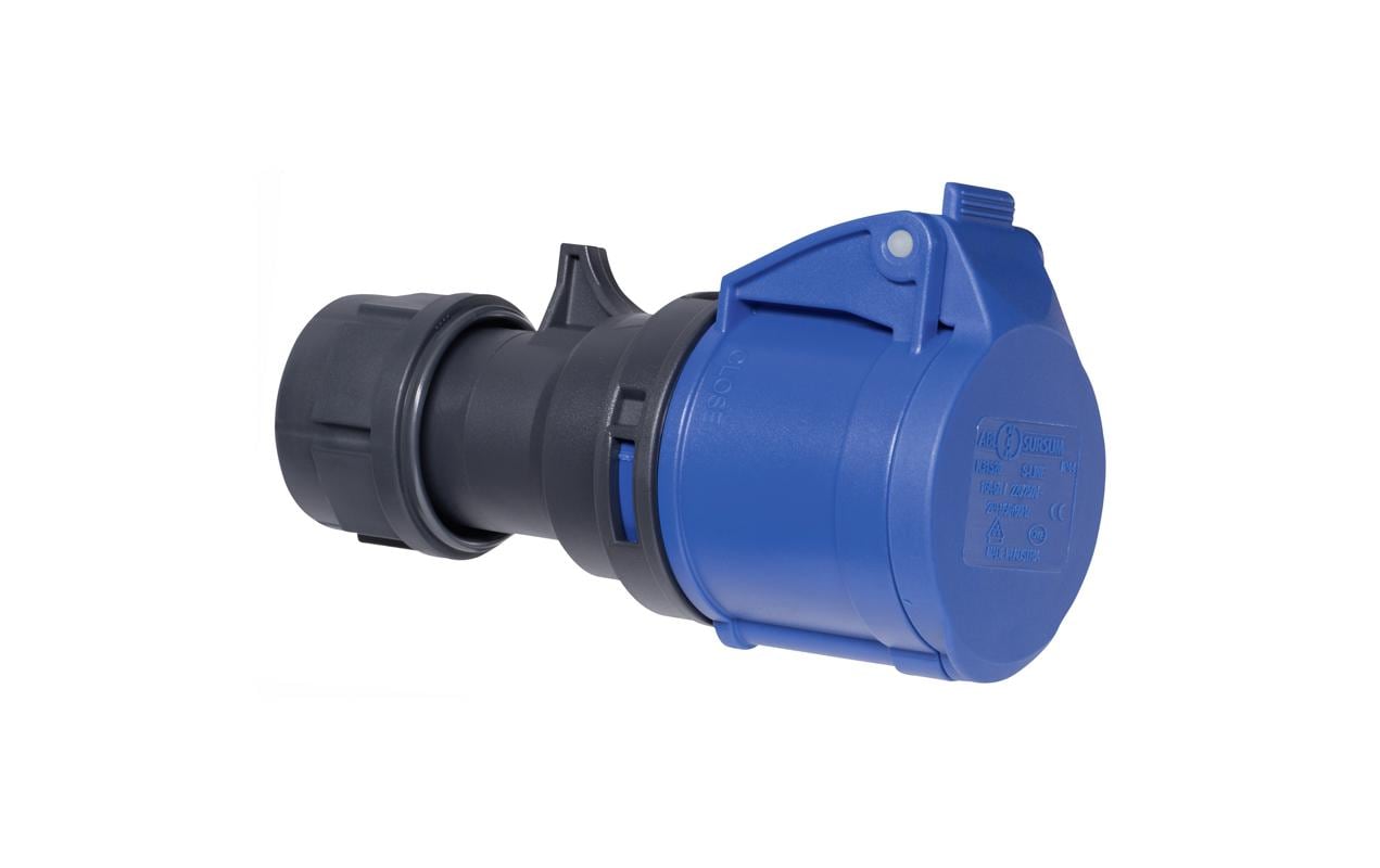 STEFFEN CEE Kupplung 16/3 IP44 230 V 6h – CEE-Kupplung 16/3 von STEFFEN