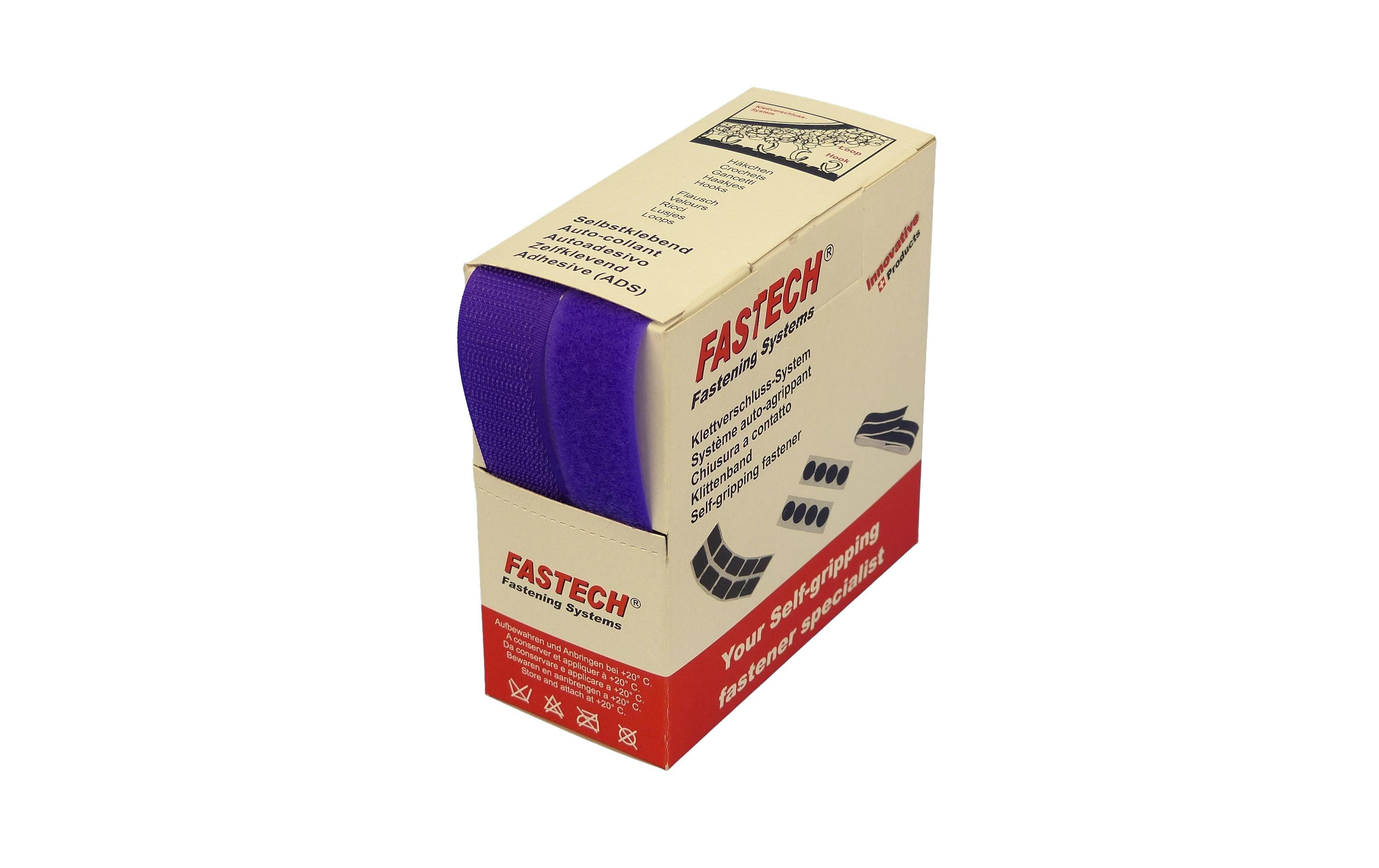 FASTECH Klettband-Box Violett – Klettband von FASTECH