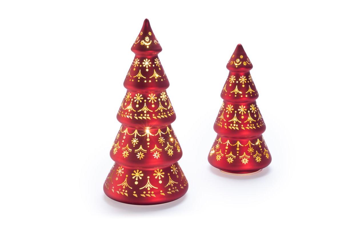 STT Tree Glas, Rot, 2-teilig
