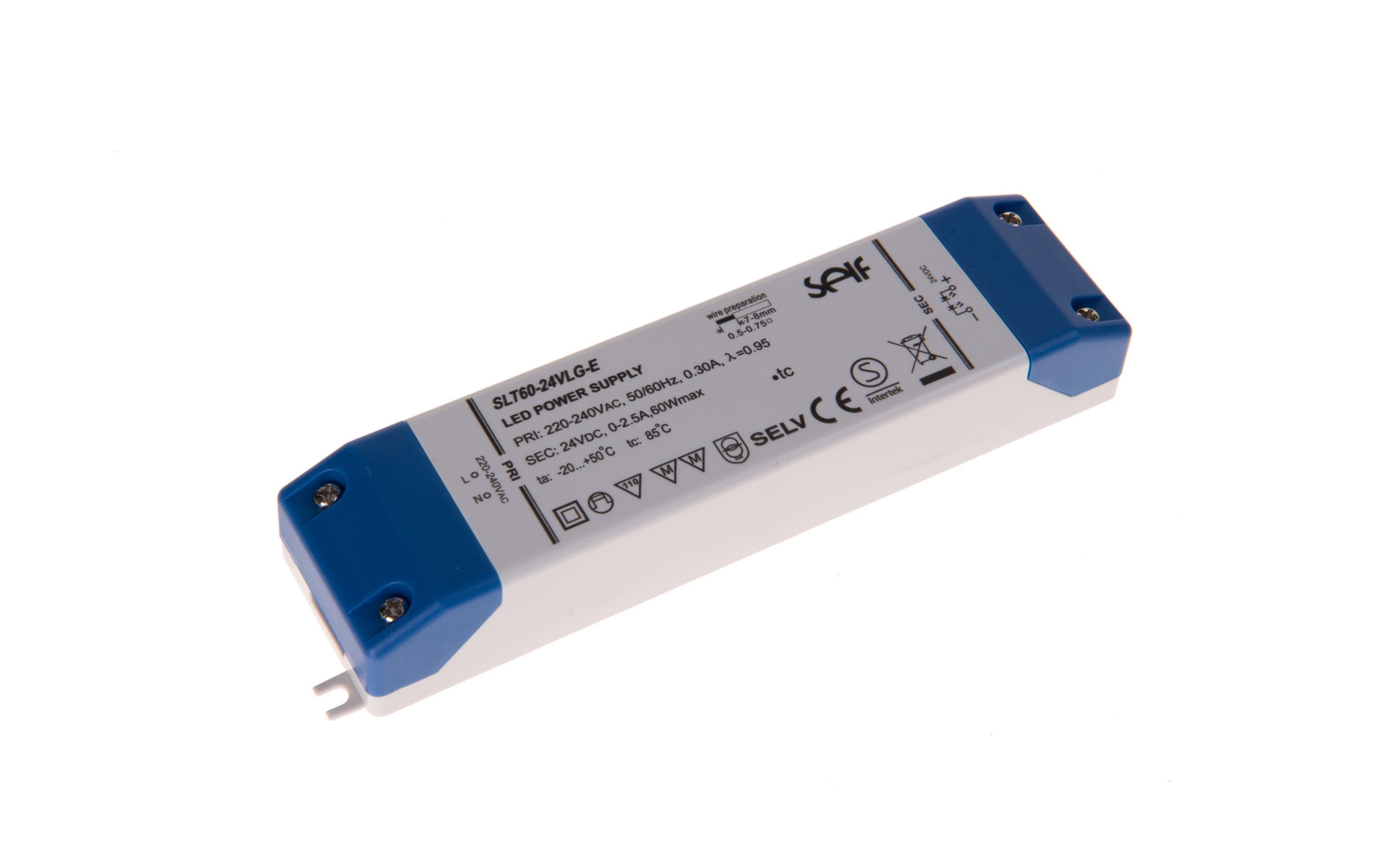 SELF LED-Treibernetzgerät SLT60-24VLG-E 60 W, 24 V – LED-Netzteil von SELF