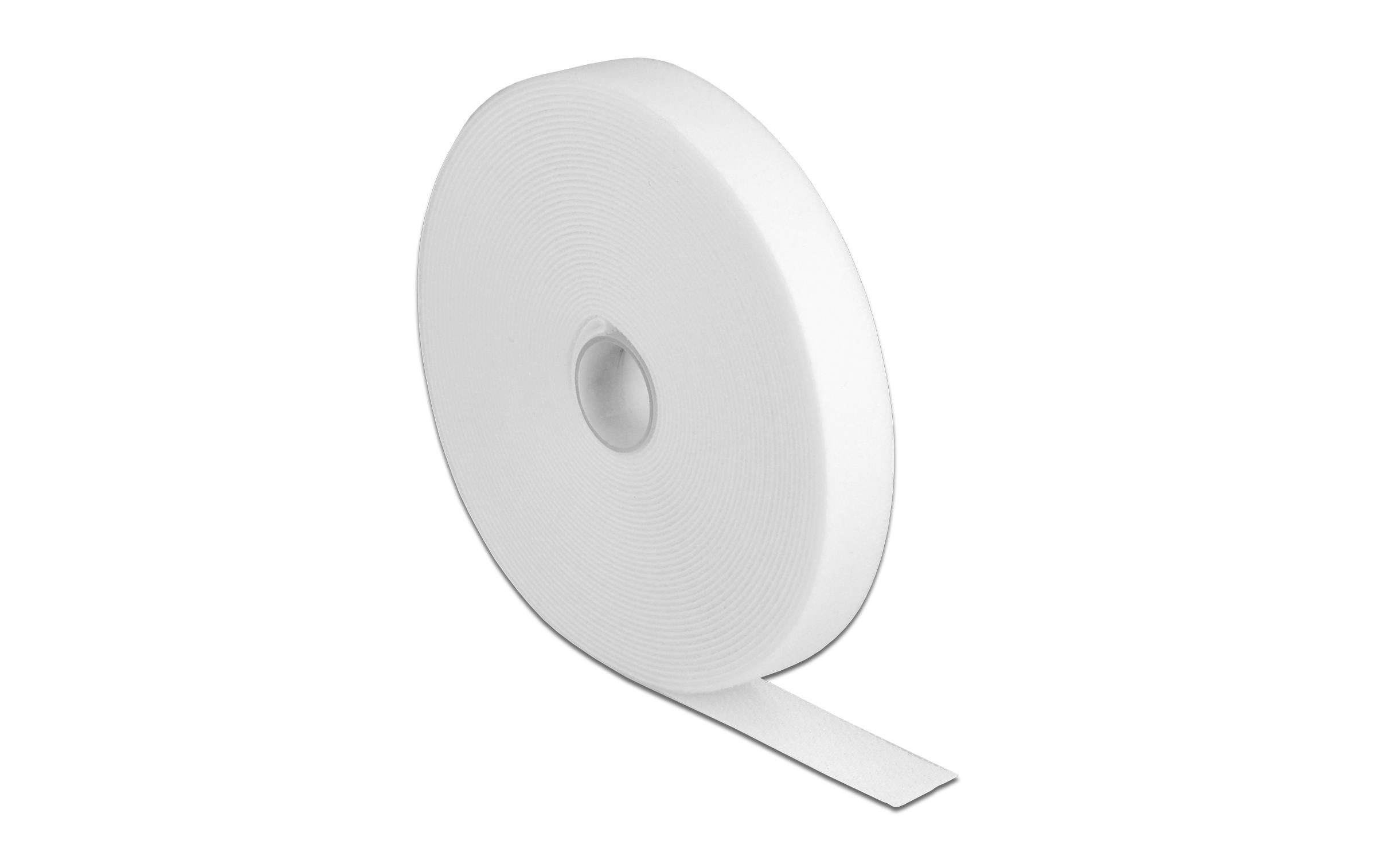 Delock Klettband 10m x 20mm Weiss – Klettband von Delock
