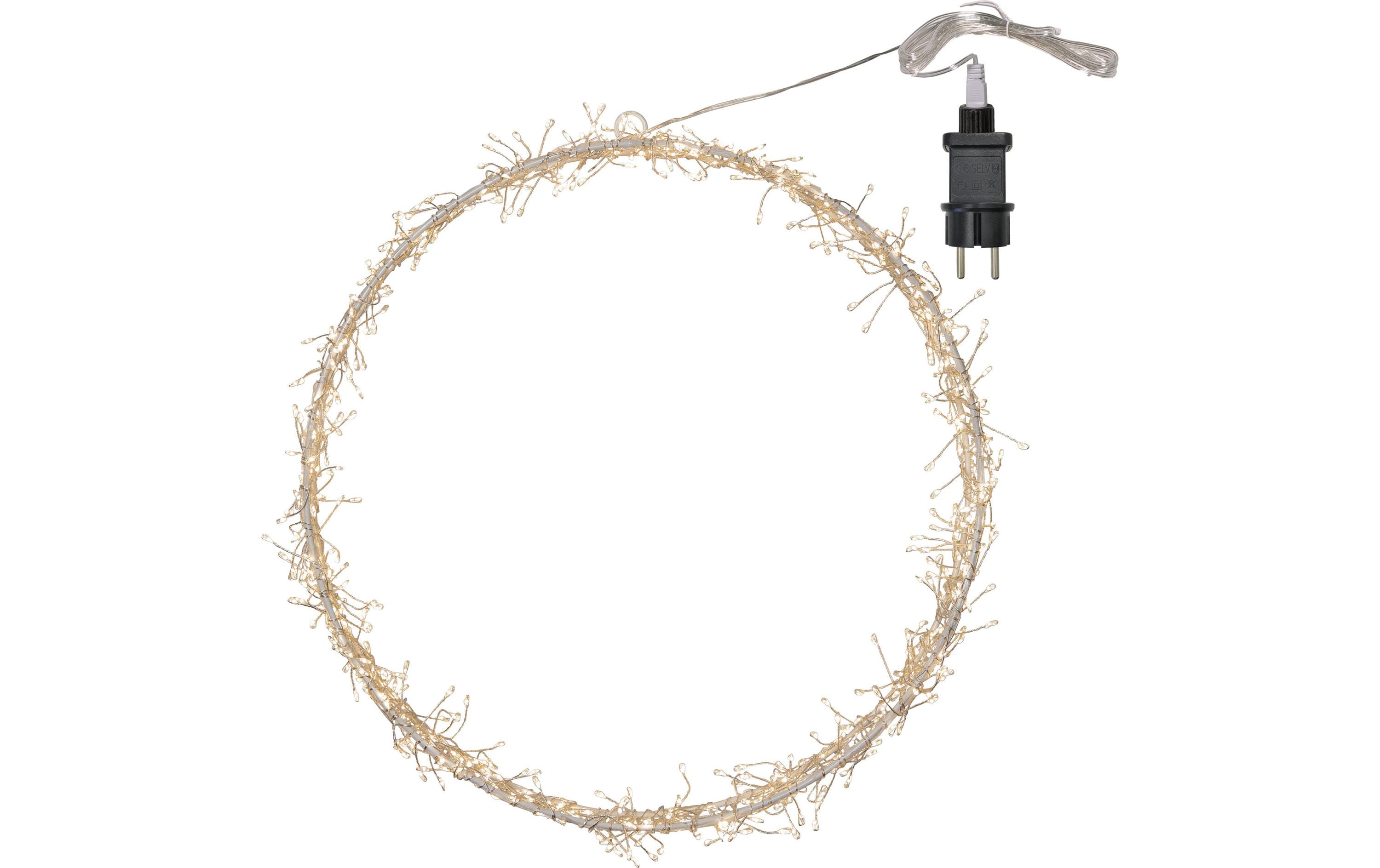 Star Trading Kranz Bonfire Kranz Indoor, Weiss, 37.00 cm Höhe