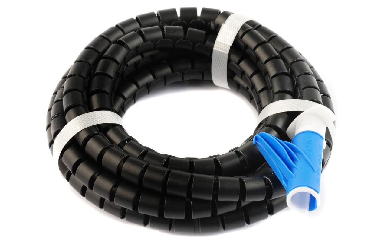 Plica Spiroschlauch NW15 50 m Ø 15 mm Schwarz – Spiralschlauch von Plica