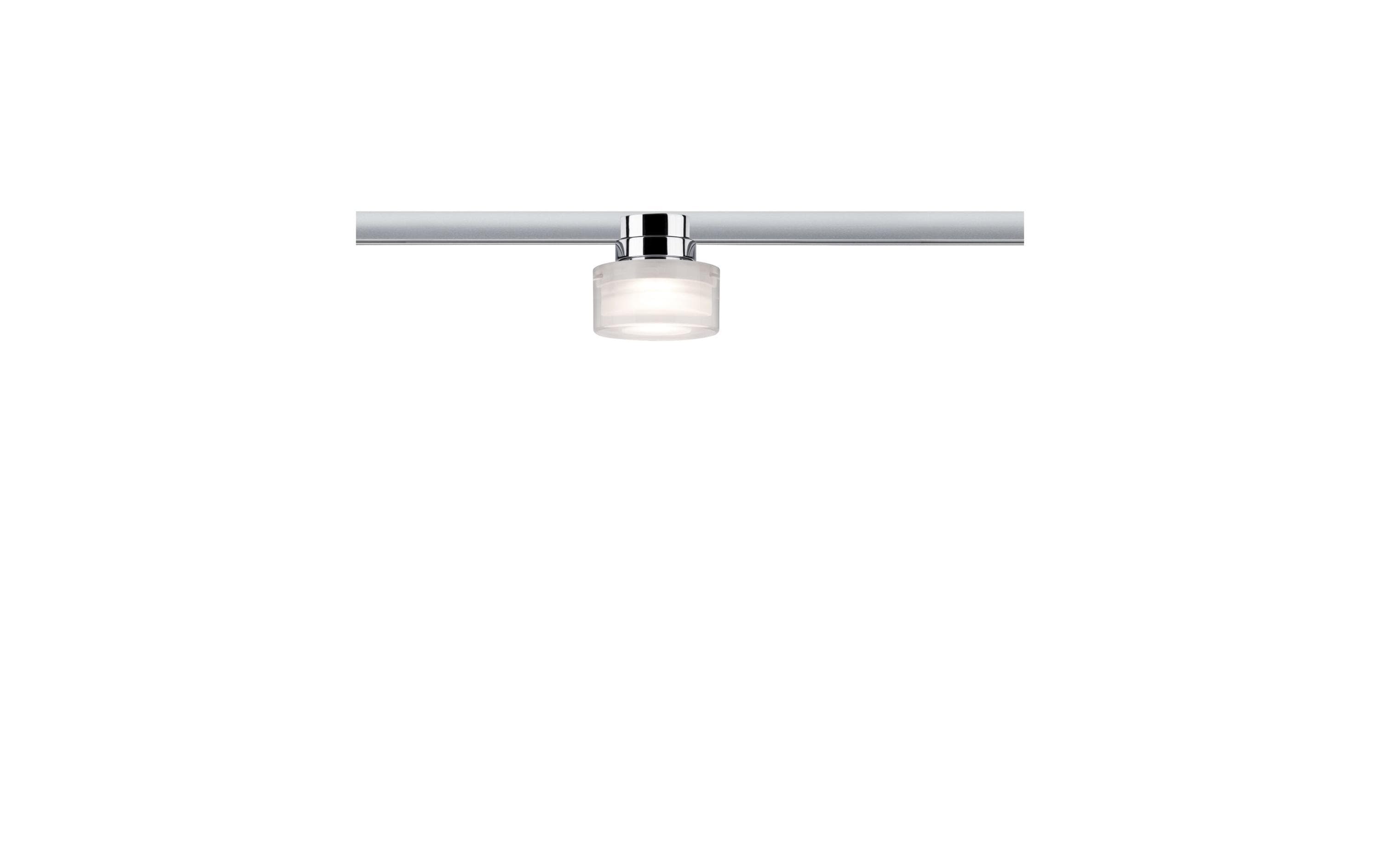 Paulmann LED Schienenspot URail Topa Dot, 5.2 W, 2700 K, Chrom/ Klar – Schienenspot für Paulmann URail von Paulmann