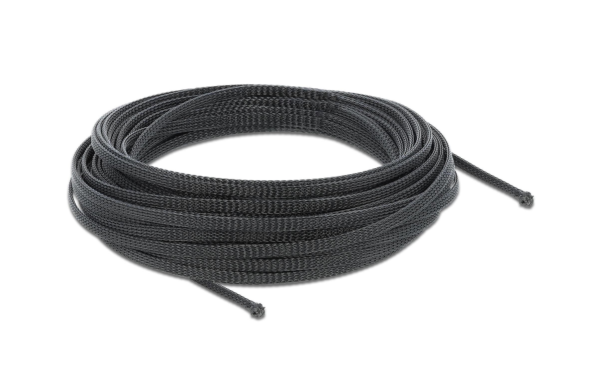 Delock Kabelschlauch 10 m x 3 mm Schwarz – Kabelschlauch von Delock