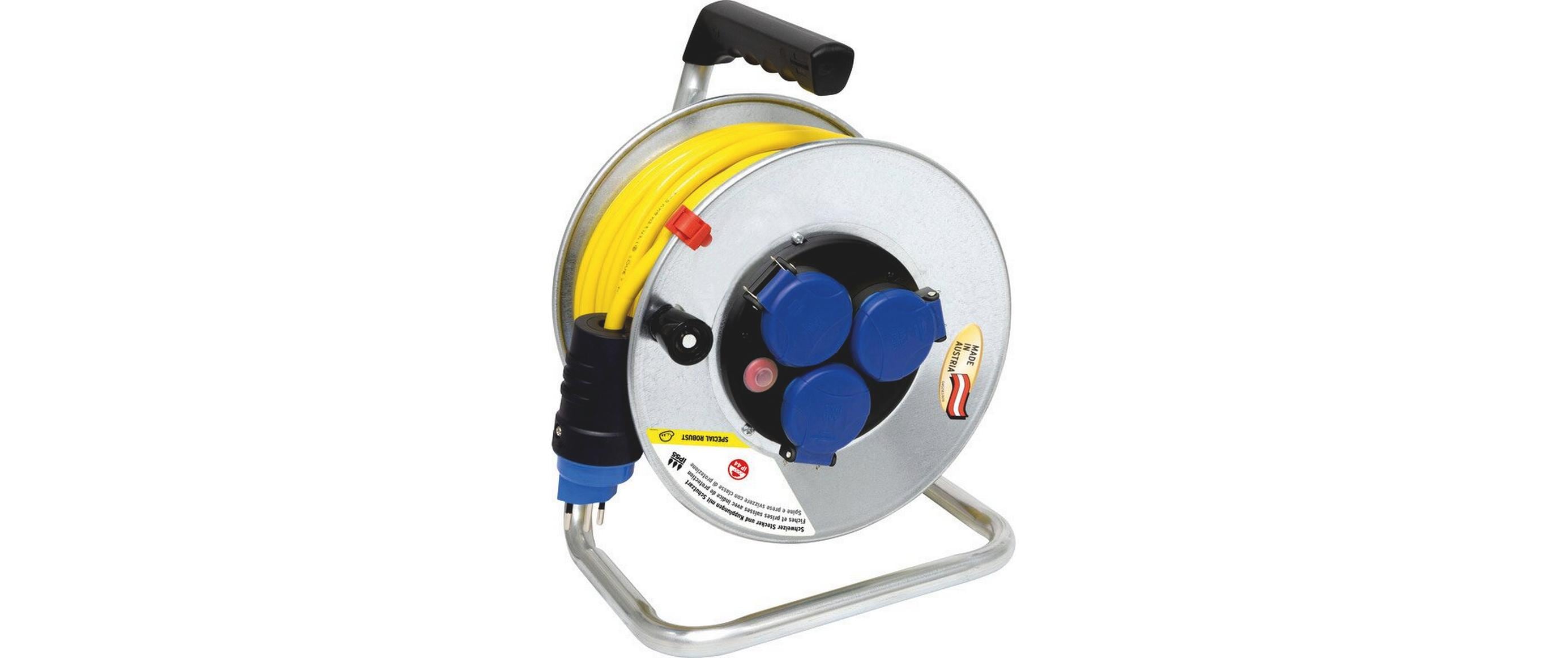 Brennenstuhl Baustellen-Kabelrolle BAT SK 240 25 m 3x T13